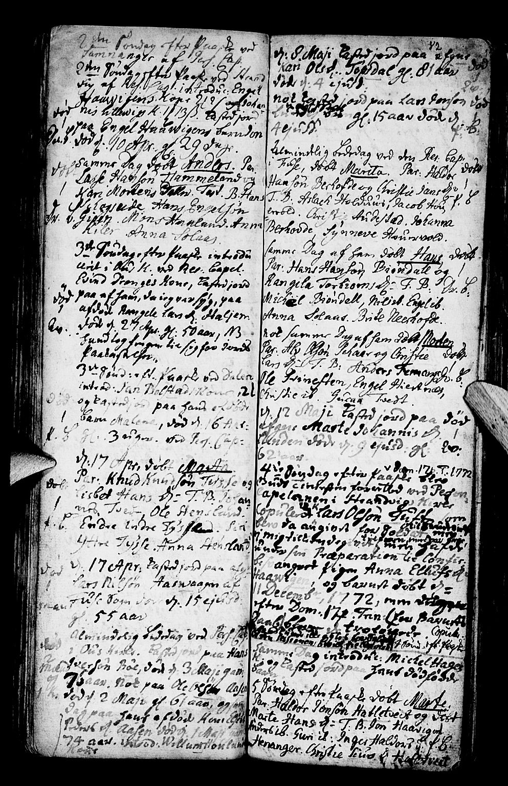 Os sokneprestembete, SAB/A-99929: Parish register (official) no. A 9, 1766-1779, p. 82
