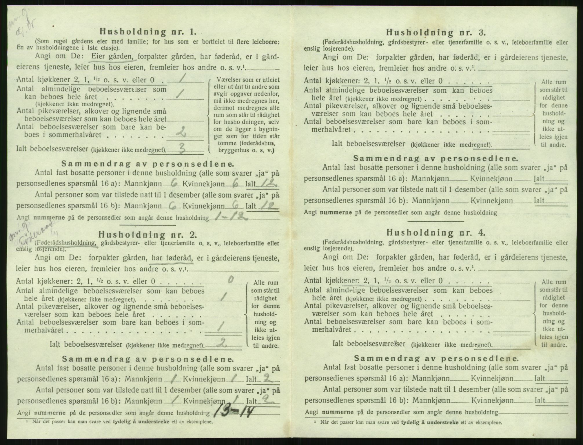 SAT, 1920 census for Leirfjord, 1920, p. 520