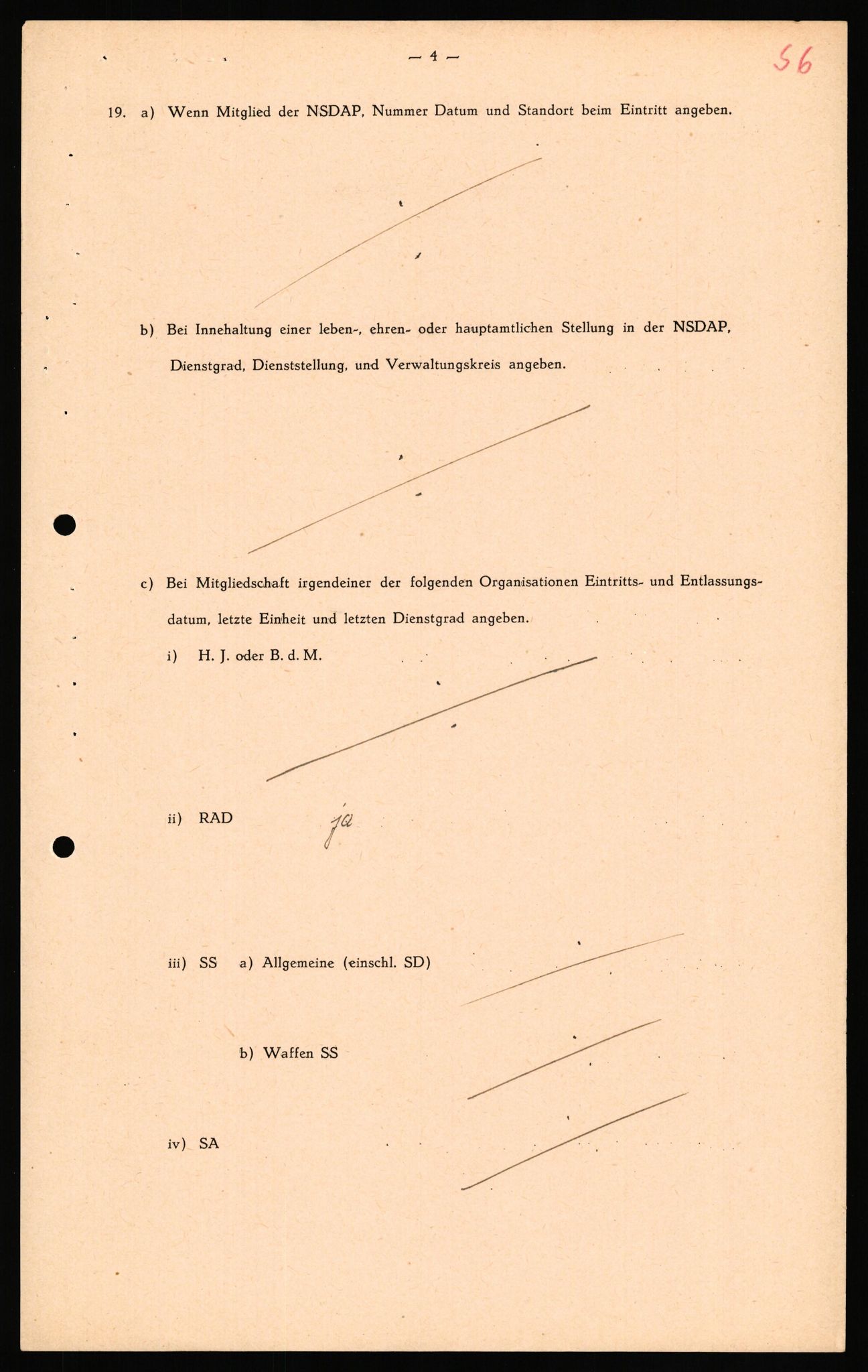 Forsvaret, Forsvarets overkommando II, AV/RA-RAFA-3915/D/Db/L0040: CI Questionaires. Tyske okkupasjonsstyrker i Norge. Østerrikere., 1945-1946, p. 263