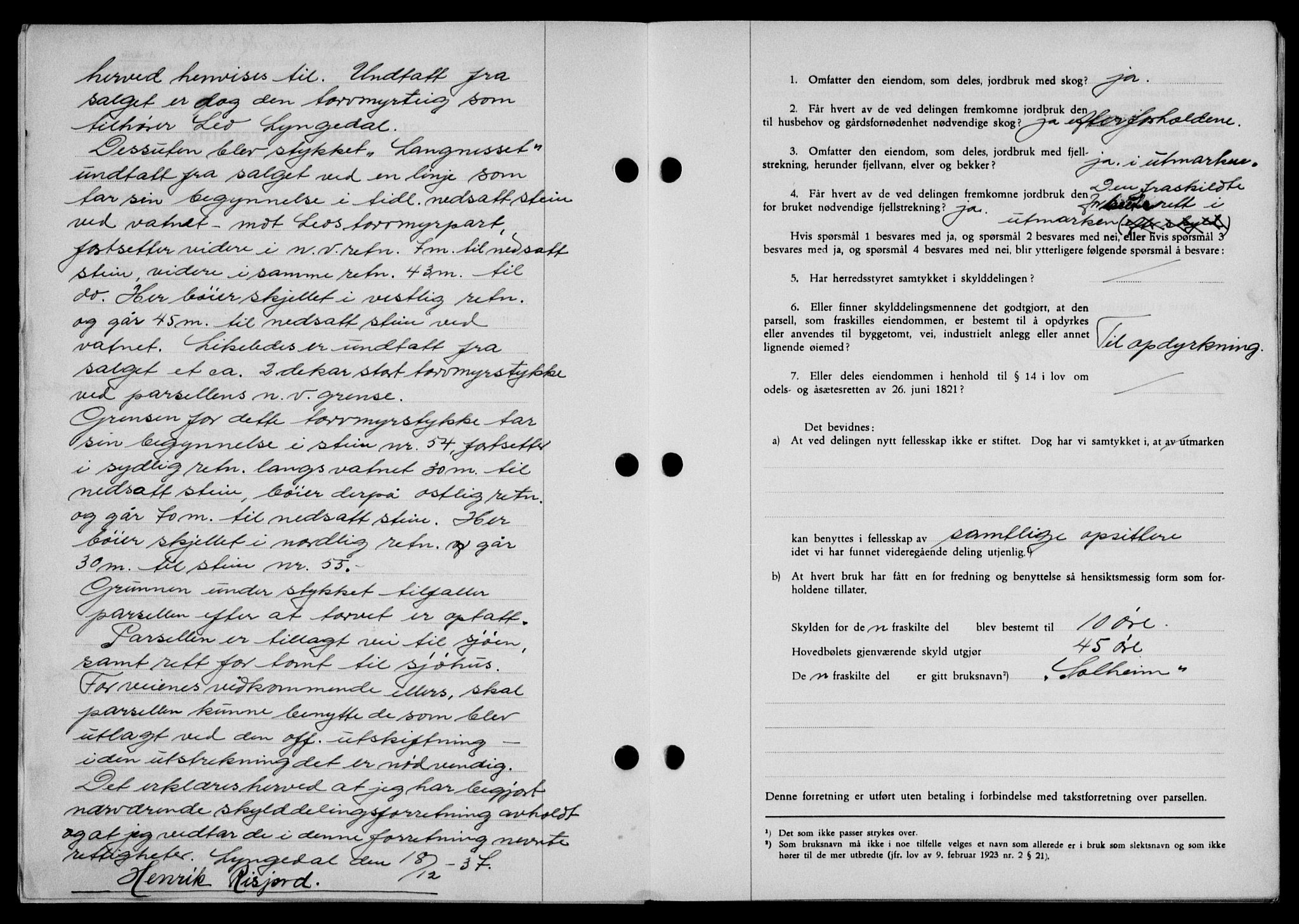 Lofoten sorenskriveri, SAT/A-0017/1/2/2C/L0005a: Mortgage book no. 5a, 1939-1939, Diary no: : 1080/1939