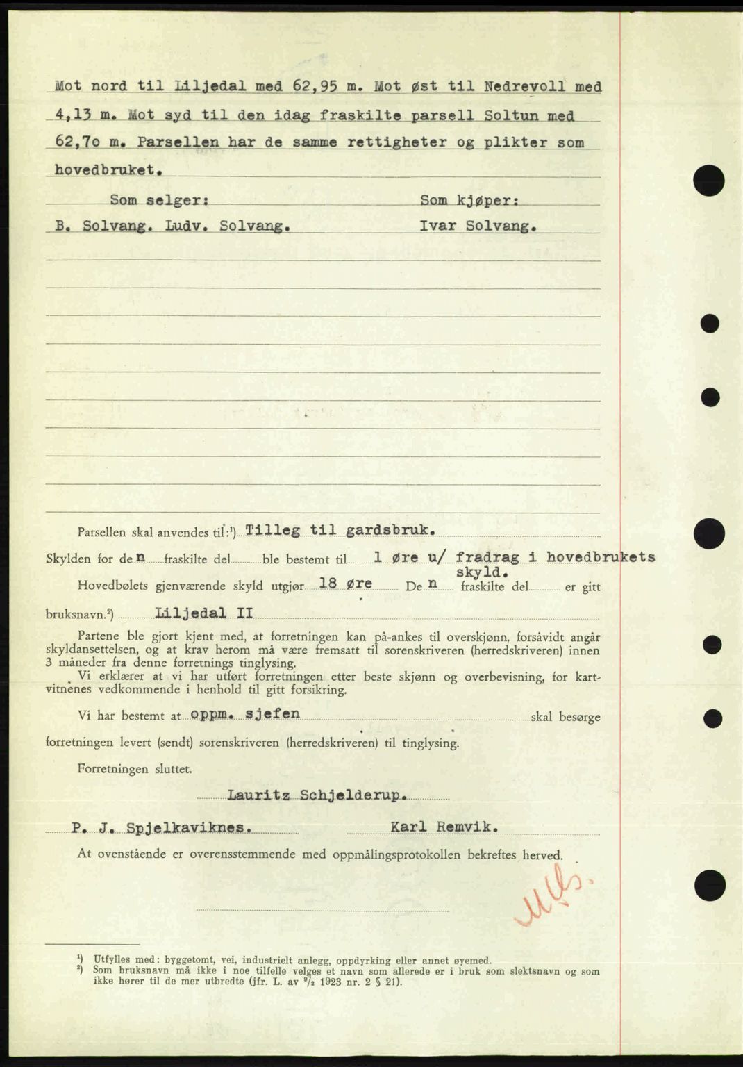 Nordre Sunnmøre sorenskriveri, AV/SAT-A-0006/1/2/2C/2Ca: Mortgage book no. A23, 1946-1947, Diary no: : 161/1947