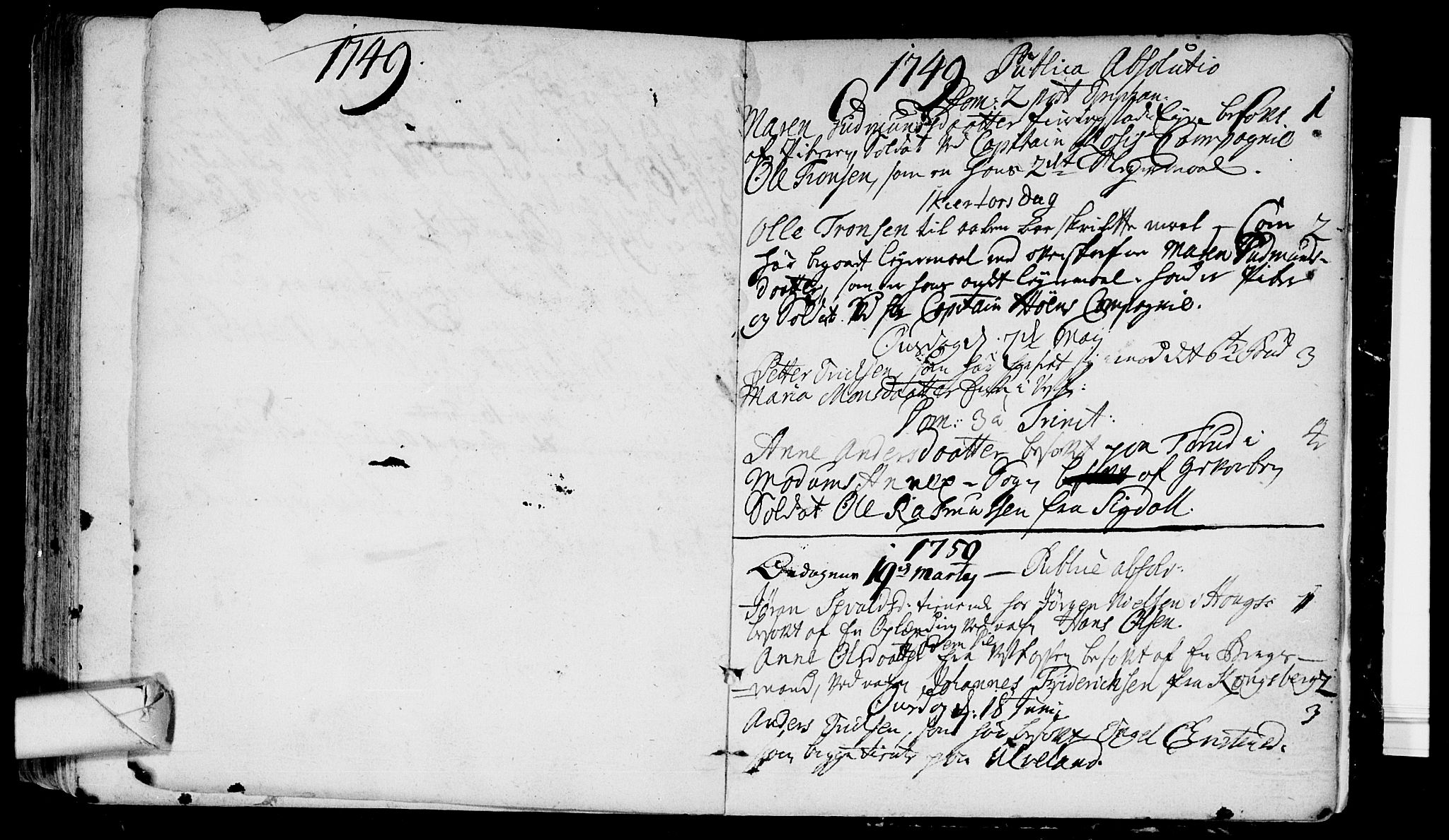 Eiker kirkebøker, AV/SAKO-A-4/F/Fa/L0004: Parish register (official) no. I 4, 1705-1763