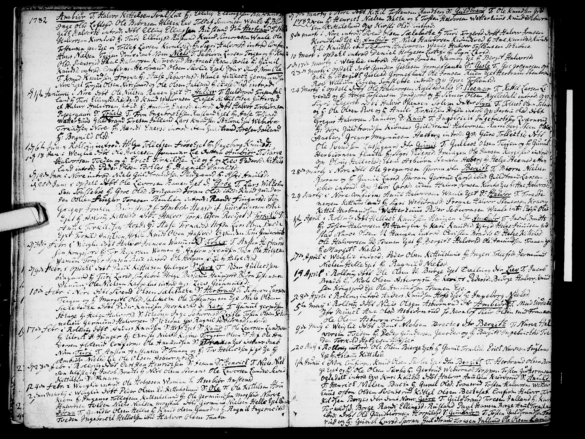 Rollag kirkebøker, SAKO/A-240/F/Fa/L0004: Parish register (official) no. I 4, 1778-1792, p. 11