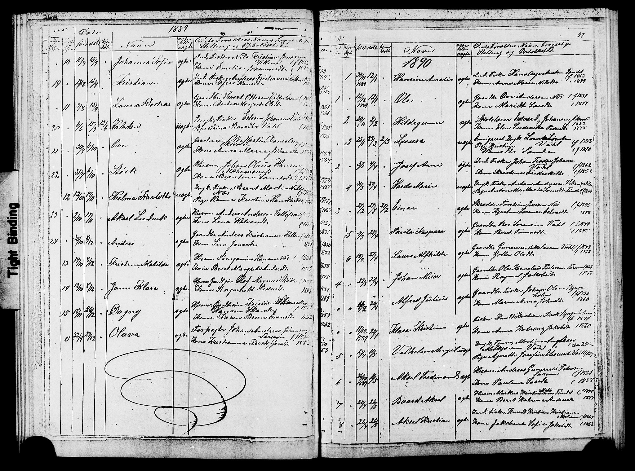Ministerialprotokoller, klokkerbøker og fødselsregistre - Sør-Trøndelag, SAT/A-1456/652/L0653: Parish register (copy) no. 652C01, 1866-1910, p. 27