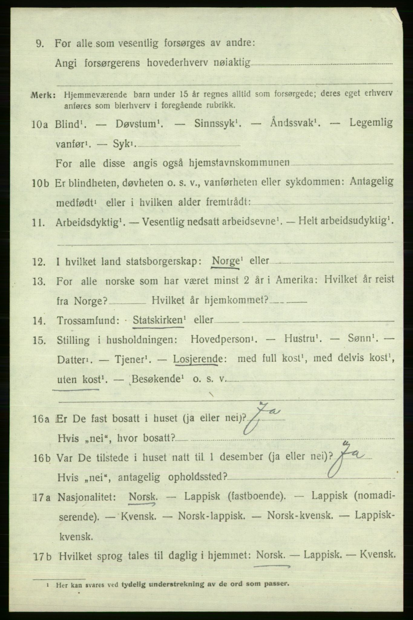 SATØ, 1920 census for Vardø rural district, 1920, p. 2633