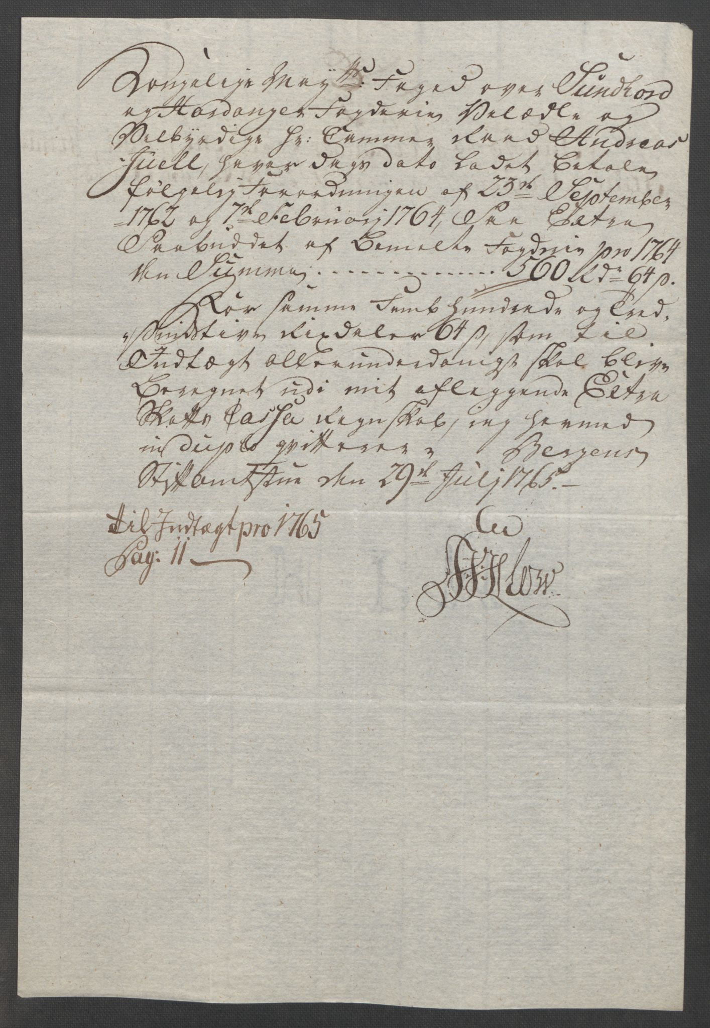 Rentekammeret inntil 1814, Reviderte regnskaper, Fogderegnskap, AV/RA-EA-4092/R48/L3136: Ekstraskatten Sunnhordland og Hardanger, 1762-1772, p. 82