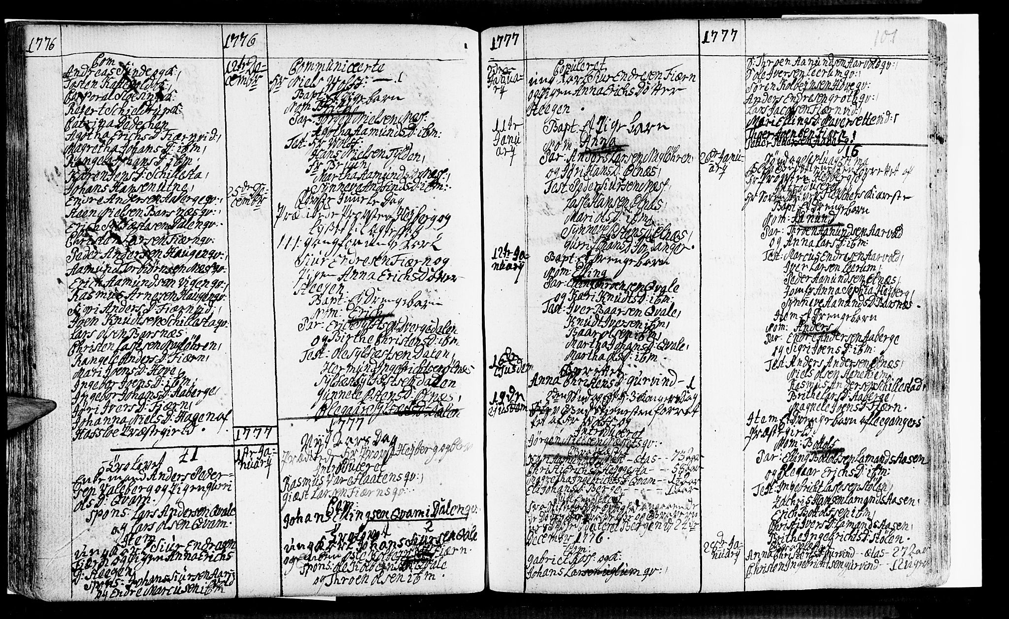 Sogndal sokneprestembete, AV/SAB-A-81301/H/Haa/Haaa/L0005: Parish register (official) no. A 5, 1768-1782, p. 101