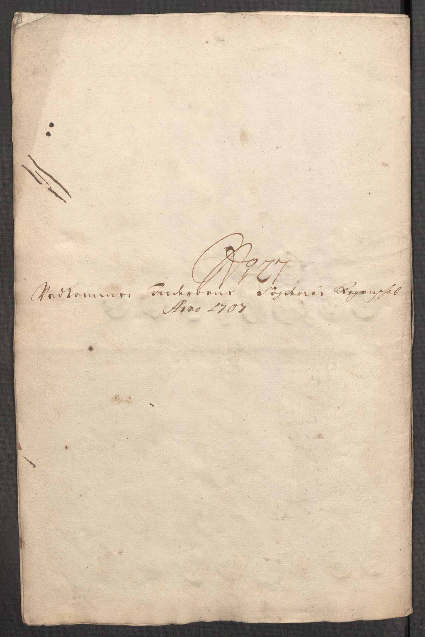 Rentekammeret inntil 1814, Reviderte regnskaper, Fogderegnskap, AV/RA-EA-4092/R63/L4315: Fogderegnskap Inderøy, 1706-1707, p. 530