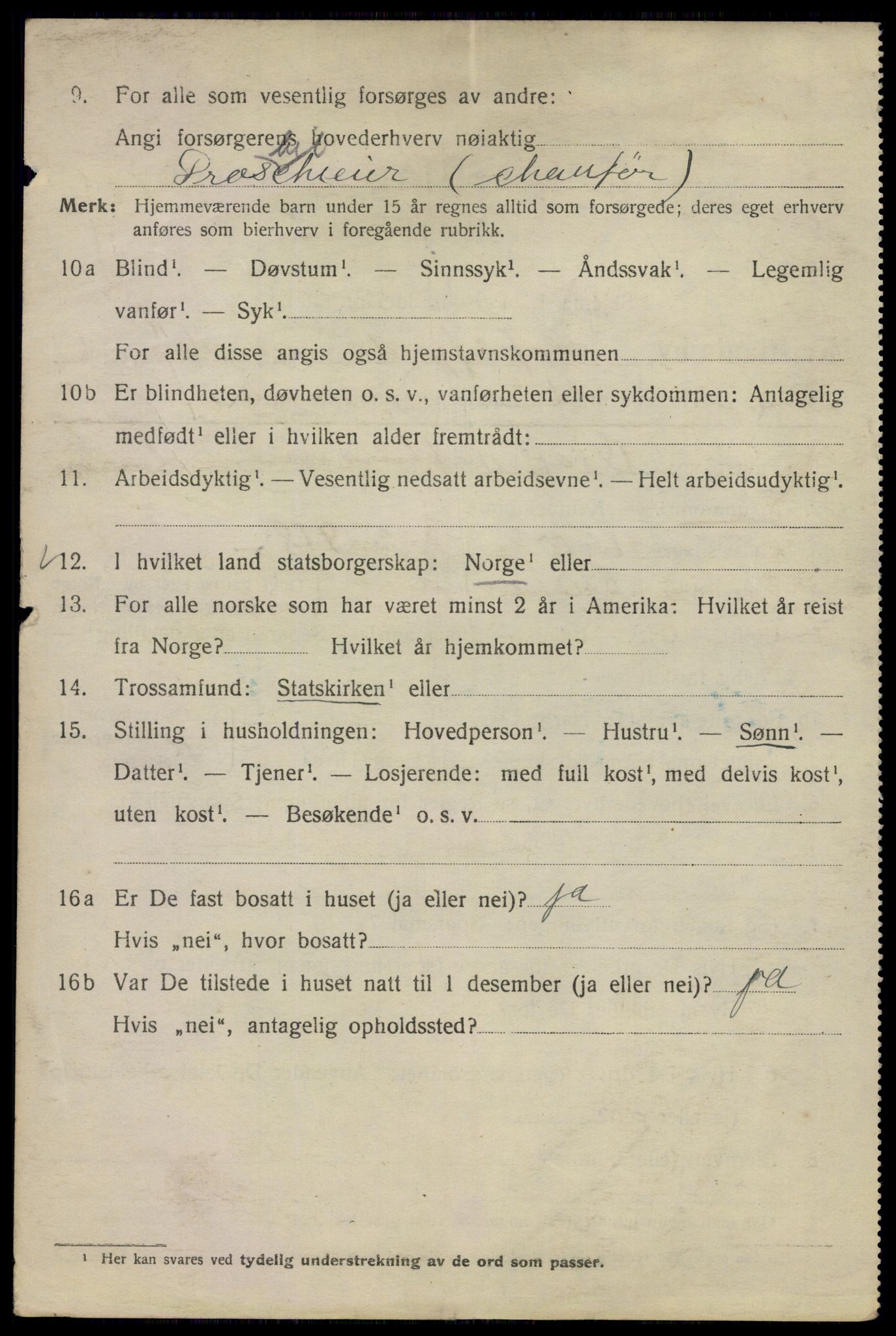 SAO, 1920 census for Kristiania, 1920, p. 266910