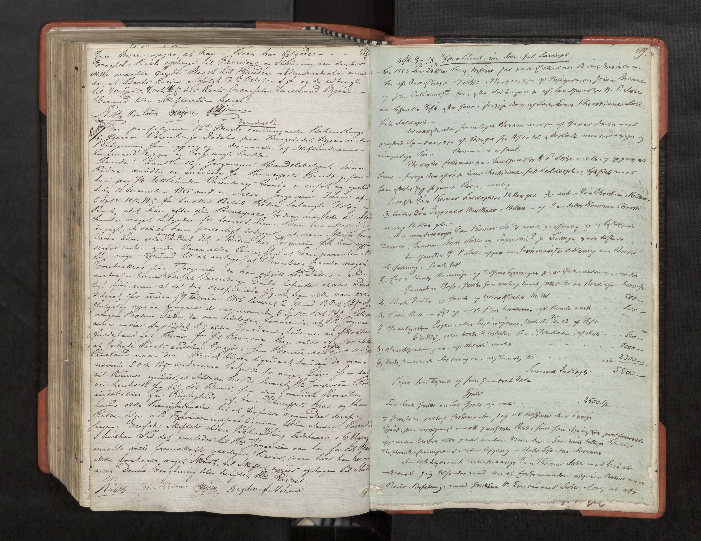 Orkdal sorenskriveri, AV/SAT-A-4169/1/3/3B/L0003: Skiftebehandlingsprotokoll, 1839-1859, p. 418b-419a