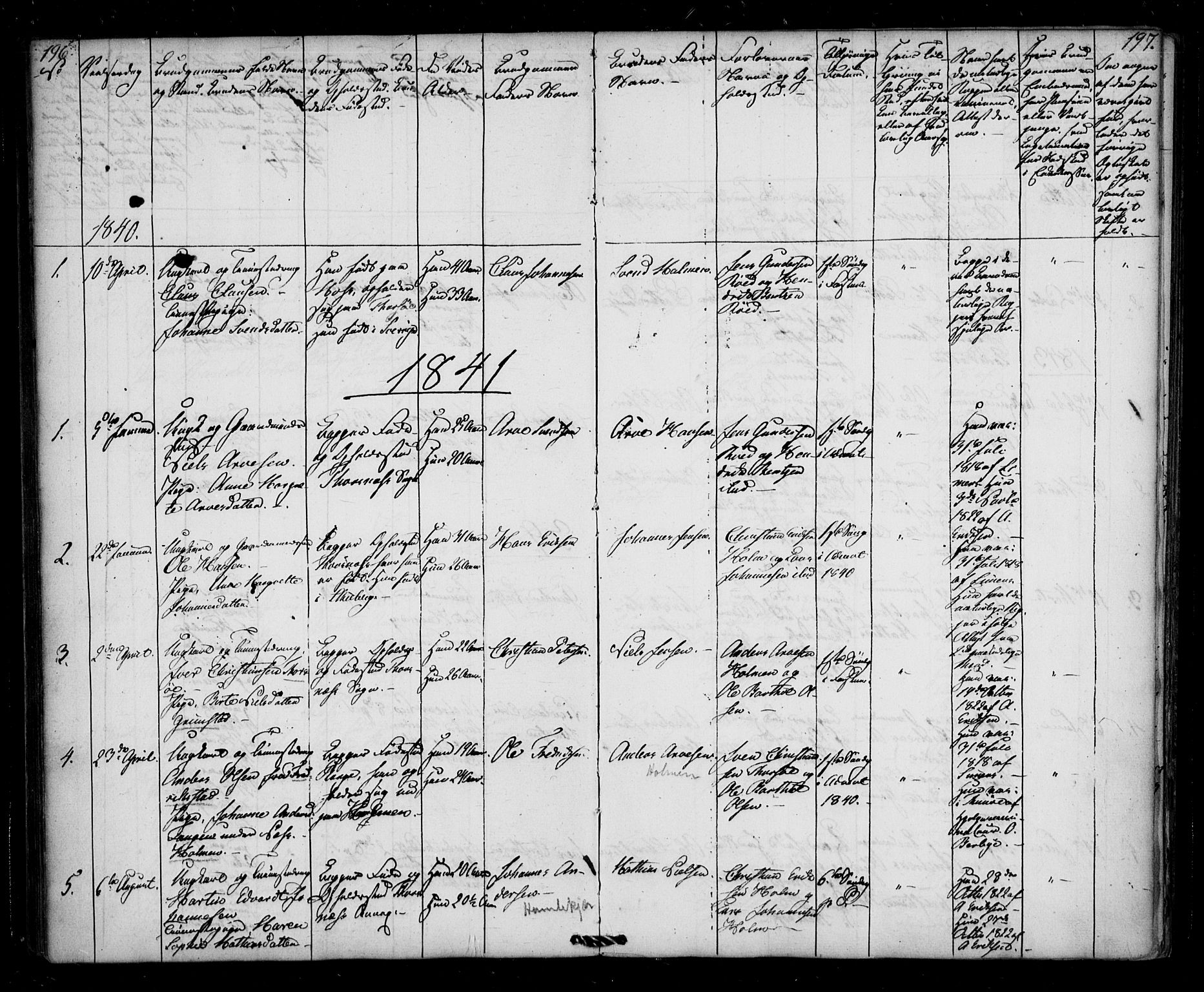 Borge prestekontor Kirkebøker, AV/SAO-A-10903/F/Fb/L0001: Parish register (official) no. II 1, 1836-1852, p. 196-197