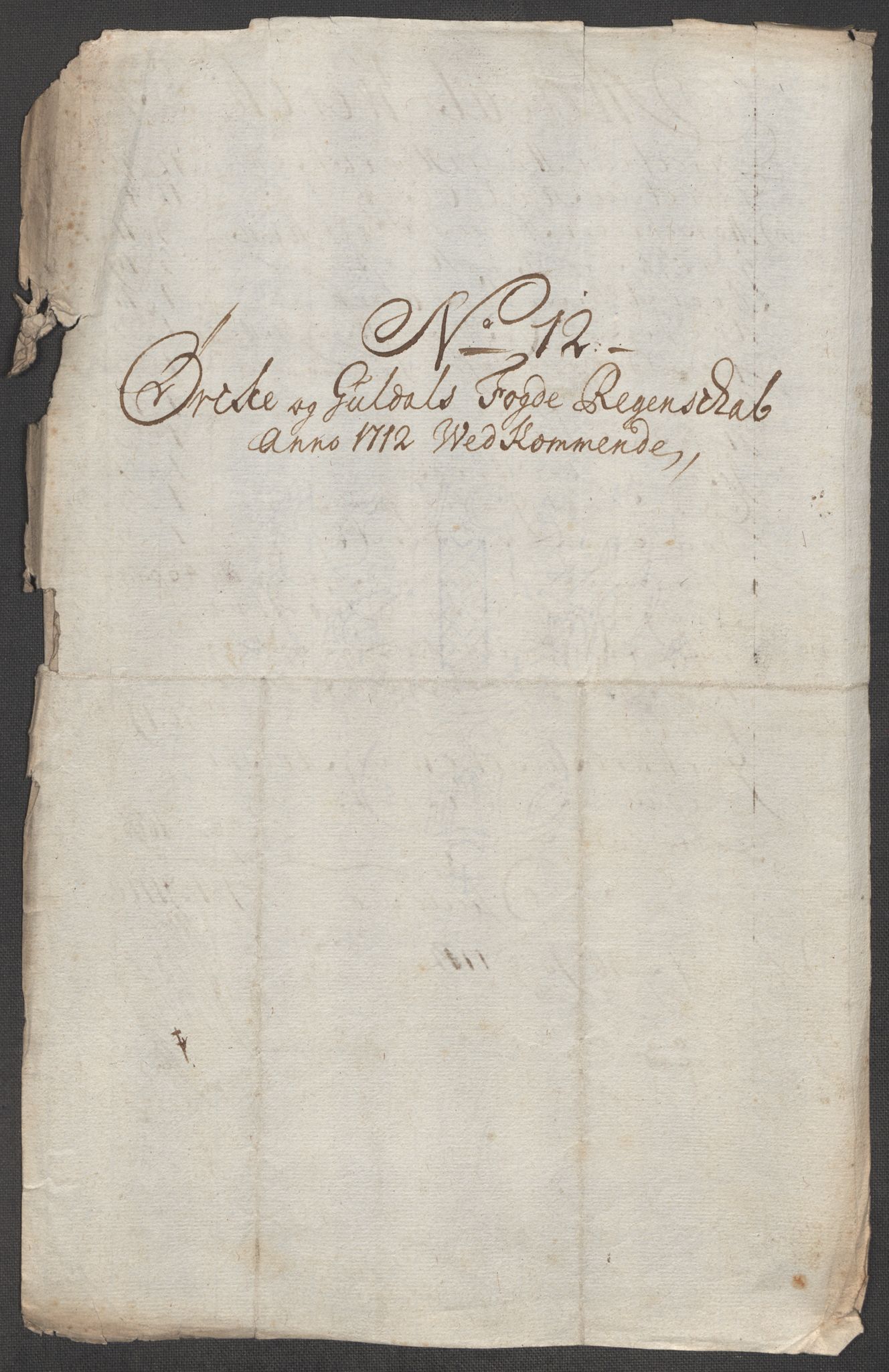 Rentekammeret inntil 1814, Reviderte regnskaper, Fogderegnskap, AV/RA-EA-4092/R60/L3963: Fogderegnskap Orkdal og Gauldal, 1712, p. 150