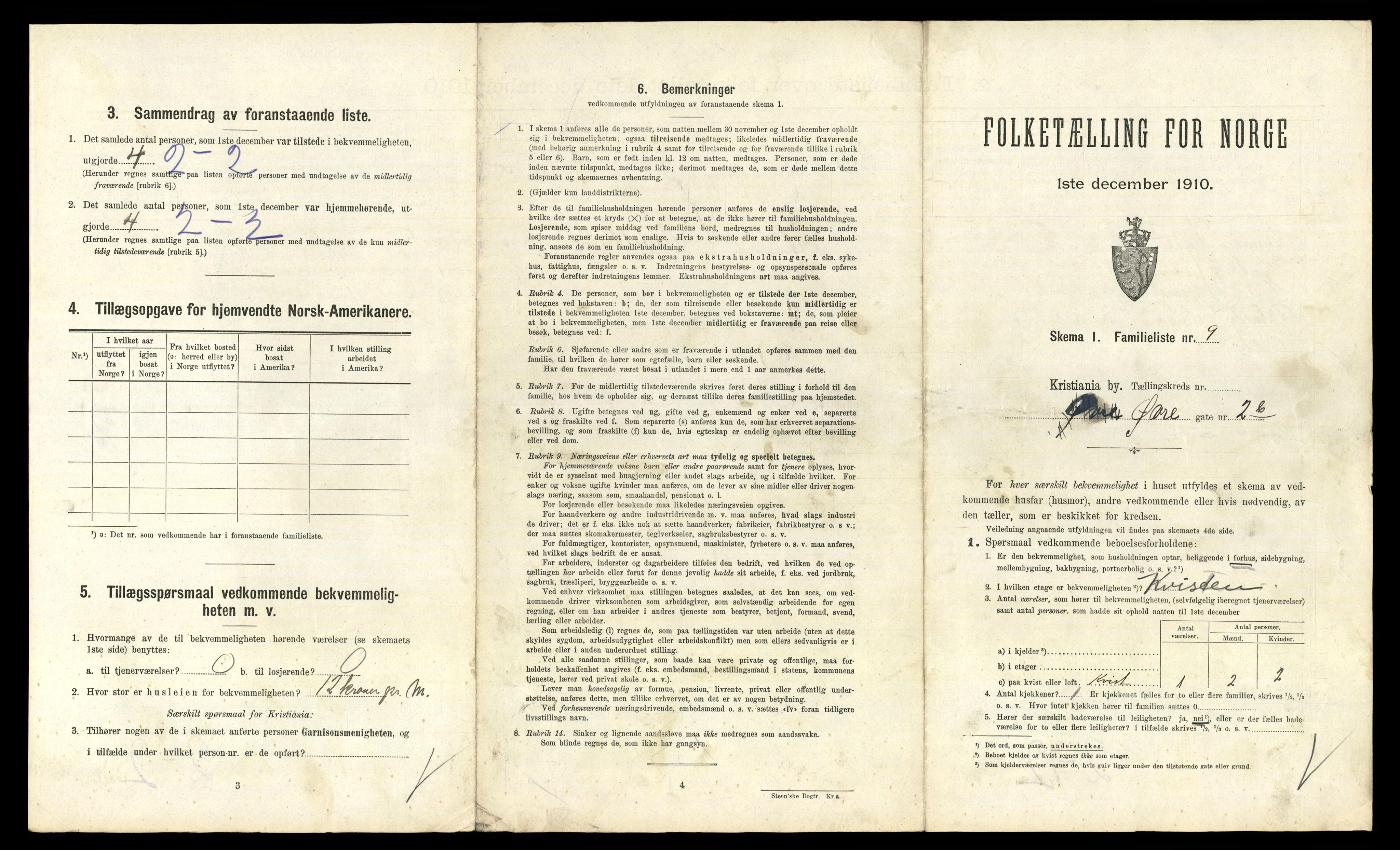 RA, 1910 census for Kristiania, 1910, p. 124811