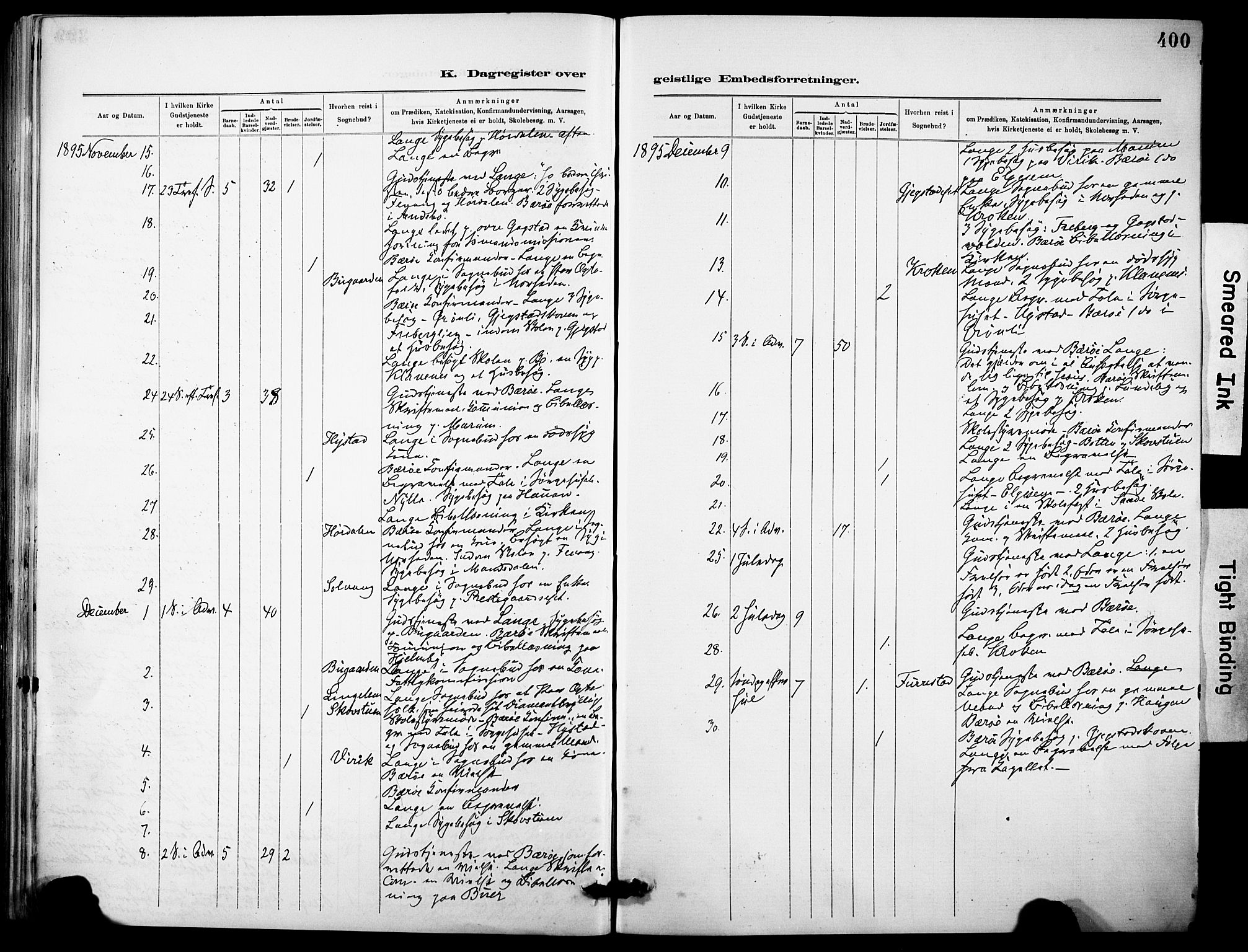 Sandar kirkebøker, AV/SAKO-A-243/F/Fa/L0013: Parish register (official) no. 13, 1883-1895, p. 400