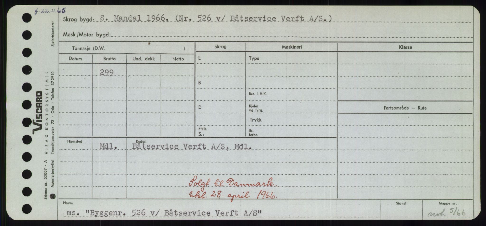 Sjøfartsdirektoratet med forløpere, Skipsmålingen, RA/S-1627/H/Hd/L0006: Fartøy, Byg-Båt, p. 109