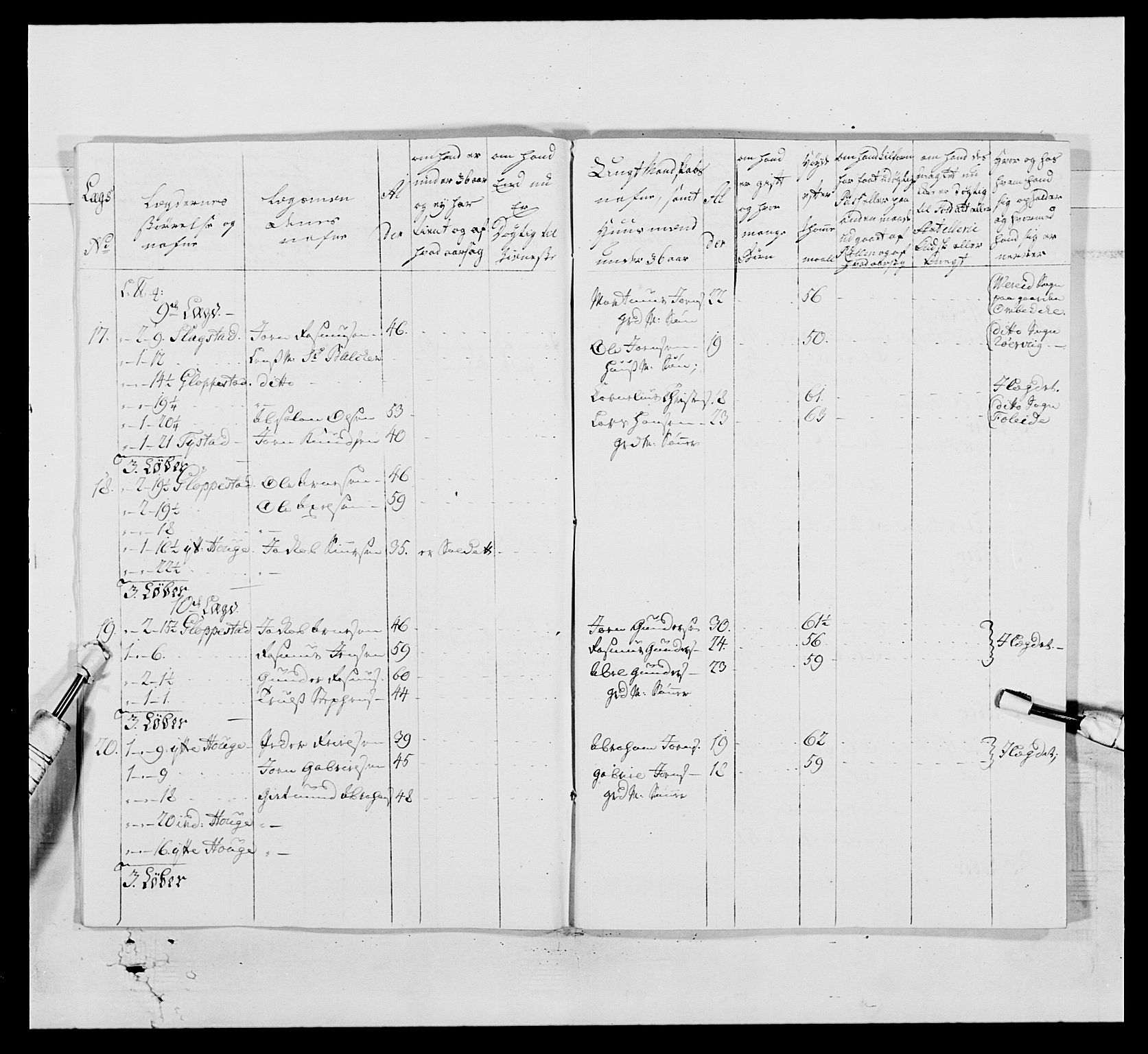 Kommanderende general (KG I) med Det norske krigsdirektorium, AV/RA-EA-5419/E/Ea/L0519: 1. Bergenhusiske regiment, 1767, p. 494