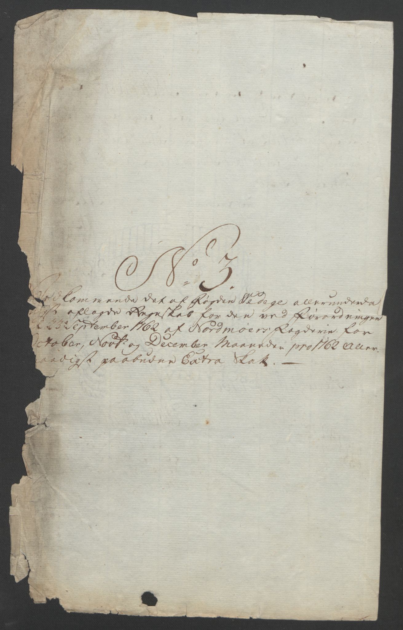 Rentekammeret inntil 1814, Reviderte regnskaper, Fogderegnskap, RA/EA-4092/R56/L3841: Ekstraskatten Nordmøre, 1762-1763, p. 192