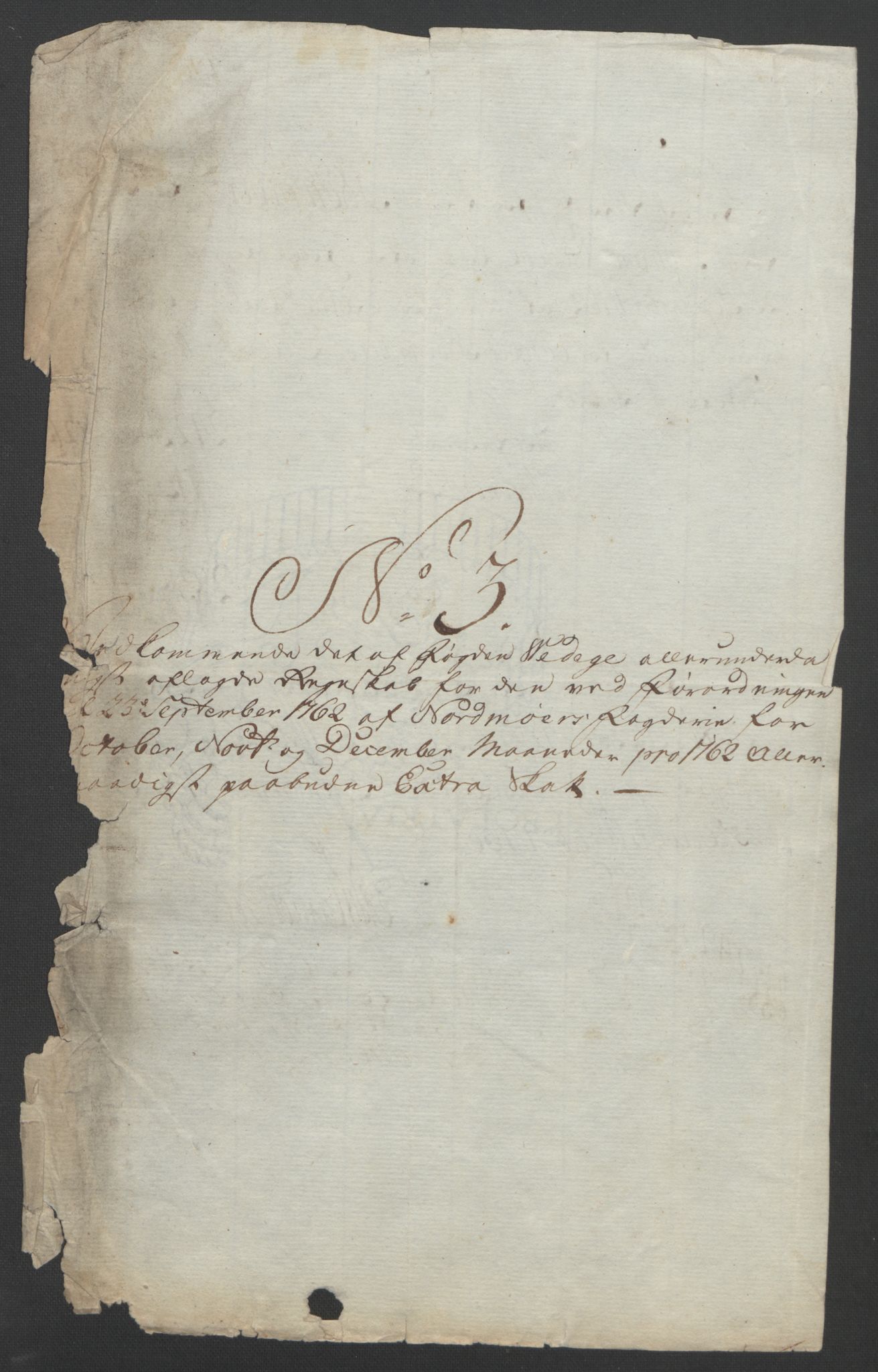 Rentekammeret inntil 1814, Reviderte regnskaper, Fogderegnskap, AV/RA-EA-4092/R56/L3841: Ekstraskatten Nordmøre, 1762-1763, p. 192