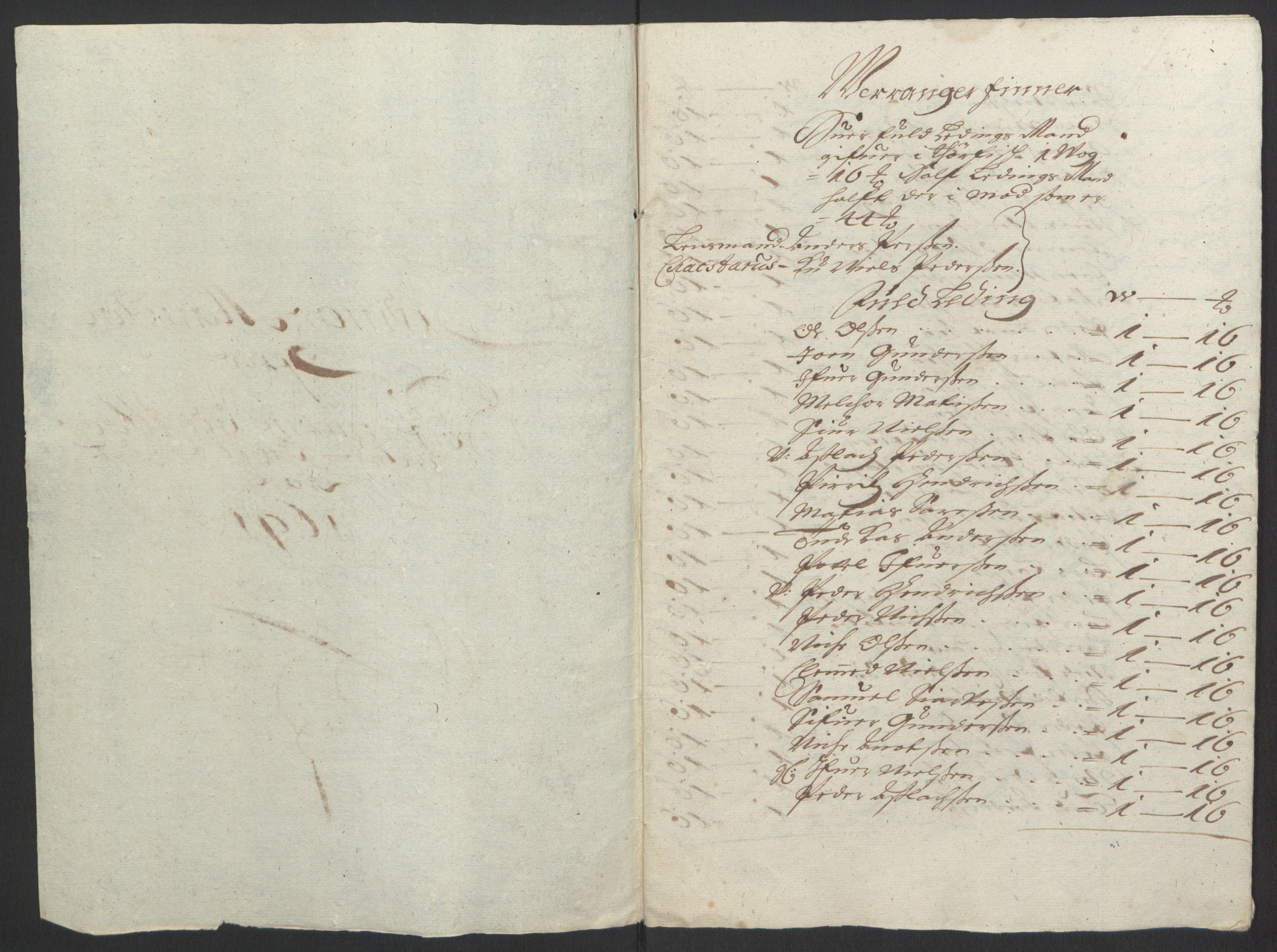 Rentekammeret inntil 1814, Reviderte regnskaper, Fogderegnskap, RA/EA-4092/R69/L4851: Fogderegnskap Finnmark/Vardøhus, 1691-1700, p. 25