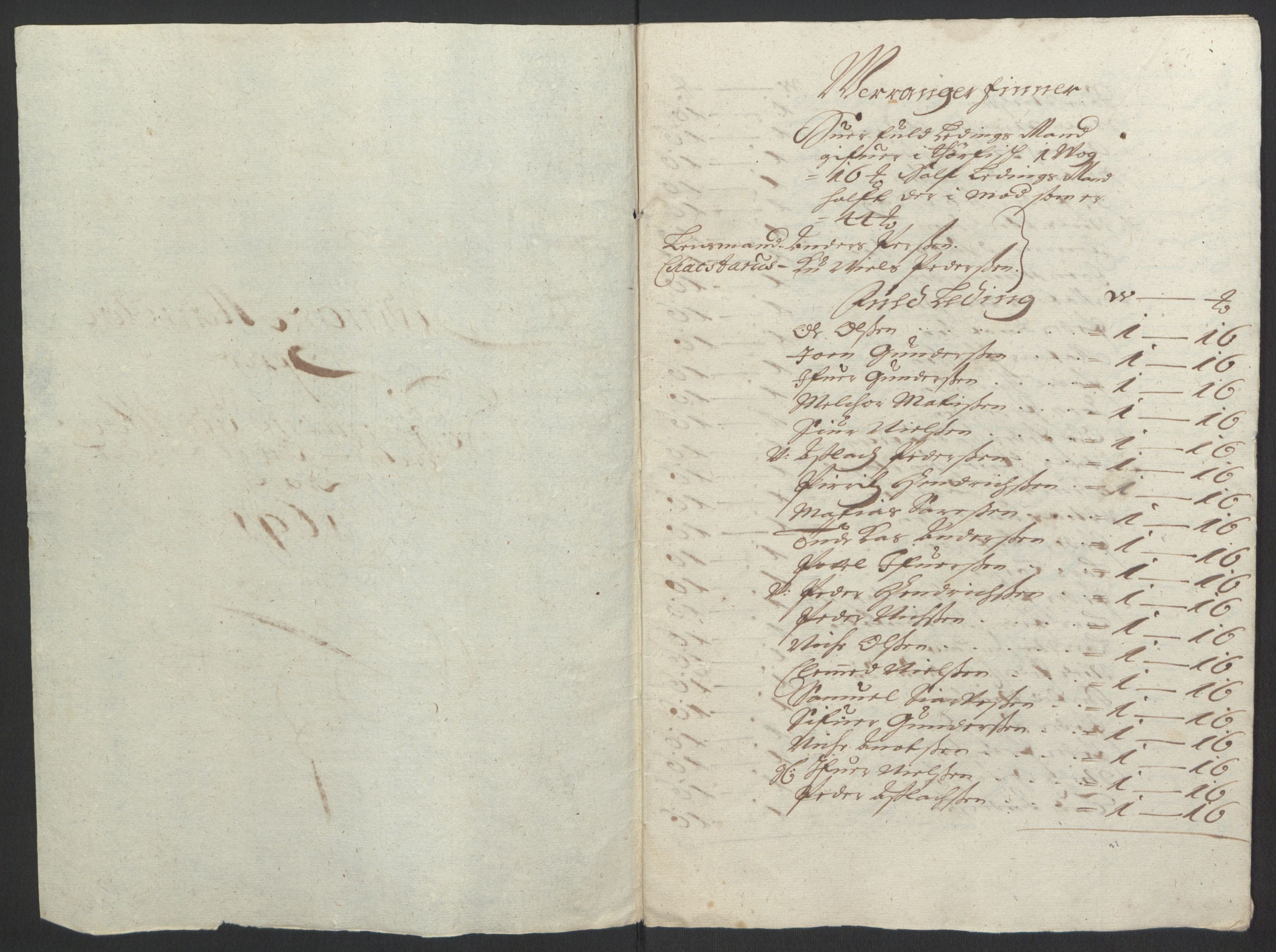 Rentekammeret inntil 1814, Reviderte regnskaper, Fogderegnskap, AV/RA-EA-4092/R69/L4851: Fogderegnskap Finnmark/Vardøhus, 1691-1700, p. 25