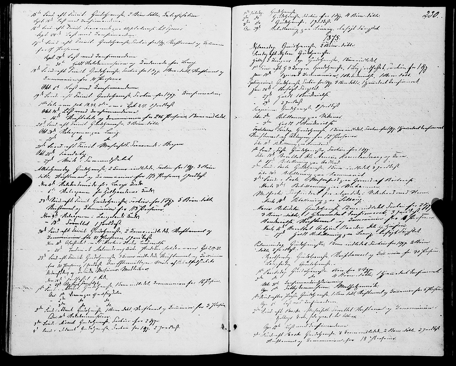 Stord sokneprestembete, AV/SAB-A-78201/H/Haa: Parish register (official) no. B 1, 1862-1877, p. 230