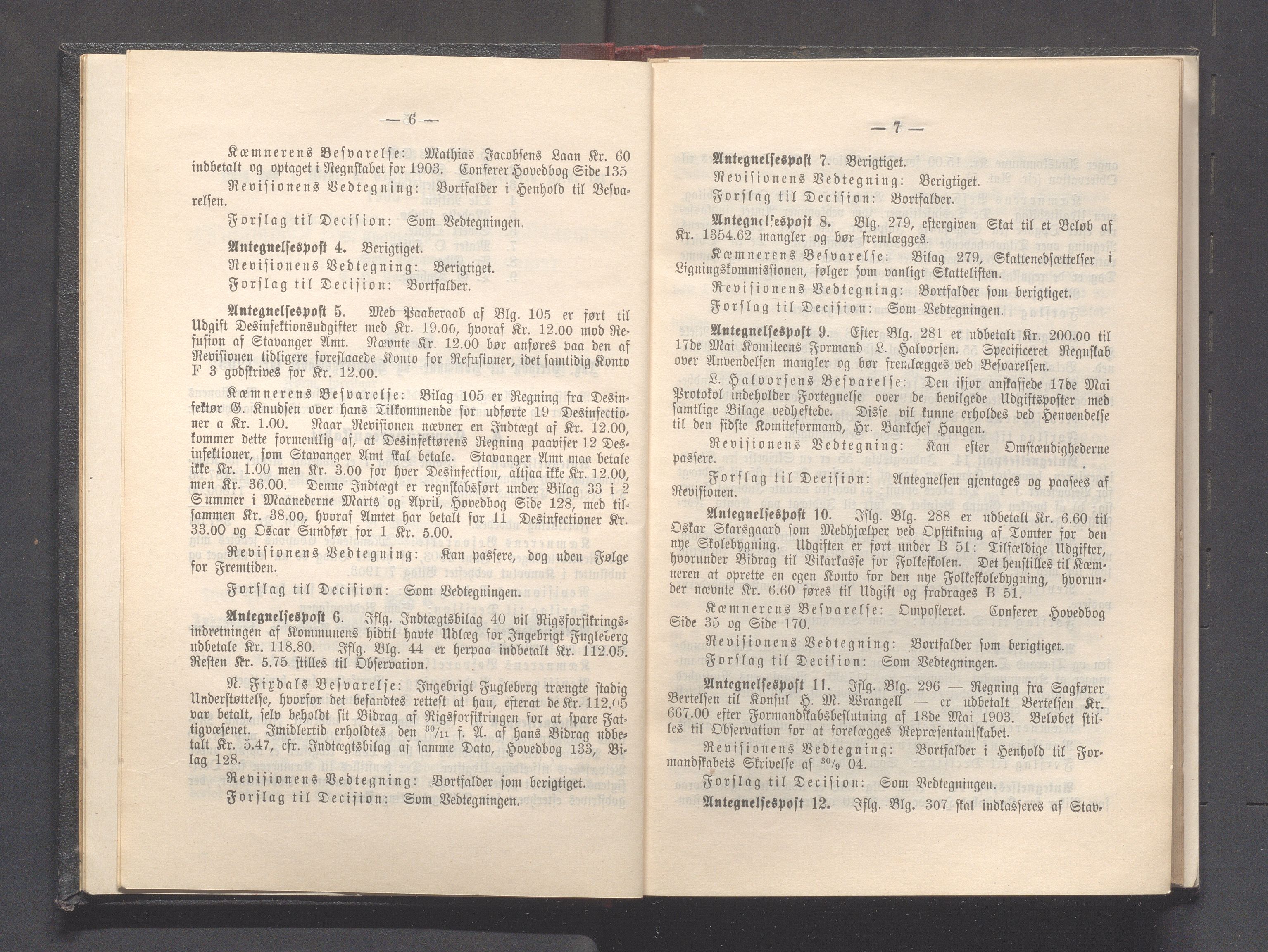 Haugesund kommune - Formannskapet og Bystyret, IKAR/A-740/A/Abb/L0001: Bystyreforhandlinger, 1889-1907, p. 561