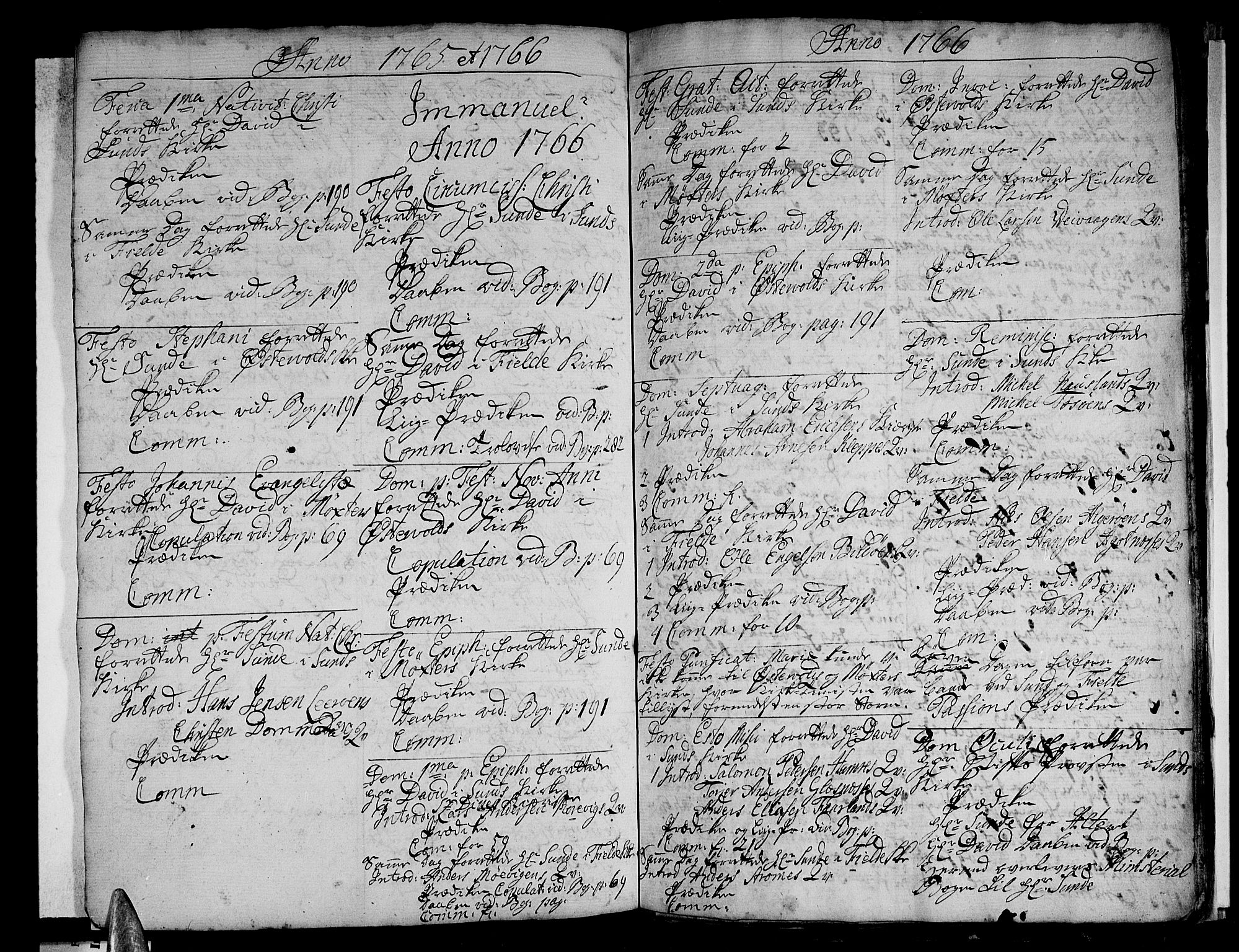 Sund sokneprestembete, AV/SAB-A-99930: Parish register (official) no. A 3, 1740-1769