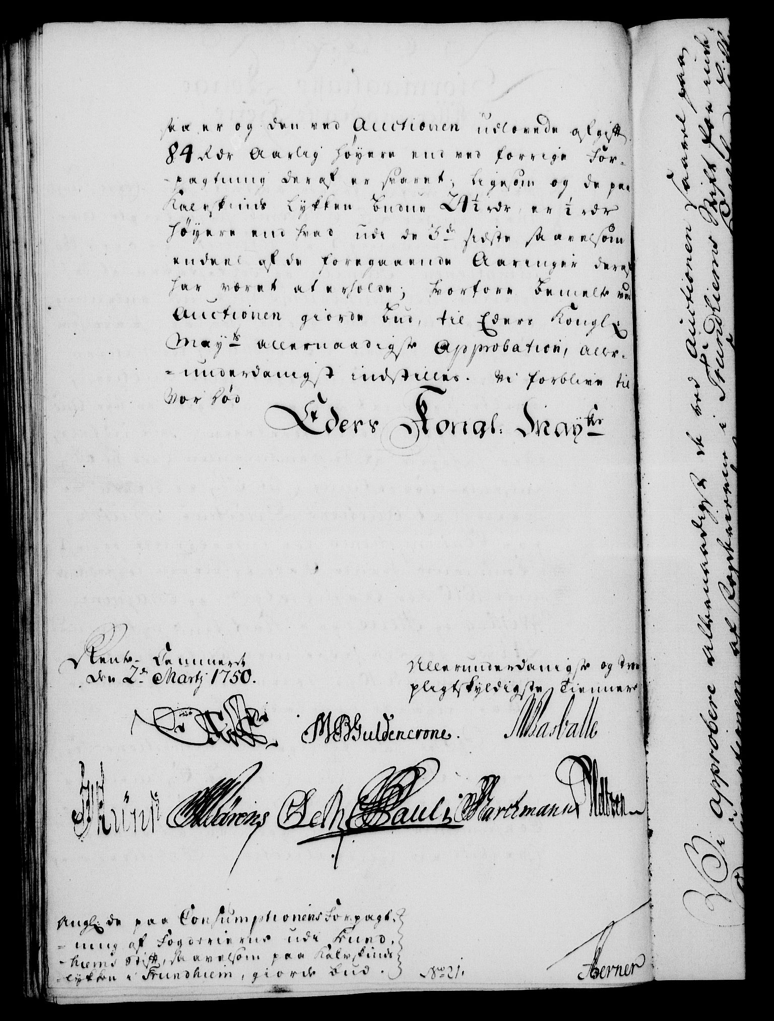 Rentekammeret, Kammerkanselliet, AV/RA-EA-3111/G/Gf/Gfa/L0032: Norsk relasjons- og resolusjonsprotokoll (merket RK 52.32), 1750, p. 136