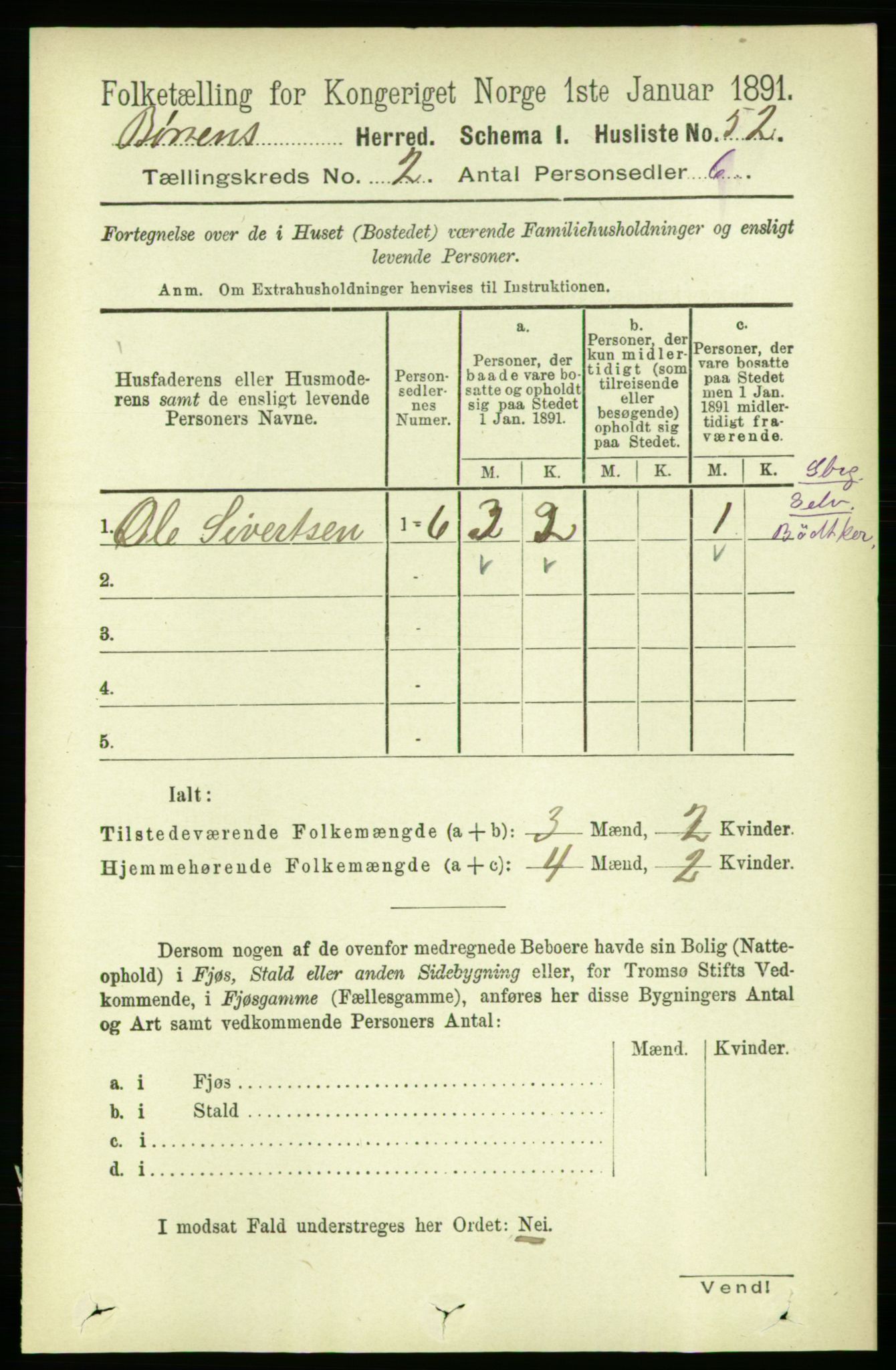 RA, 1891 census for 1658 Børsa, 1891, p. 506