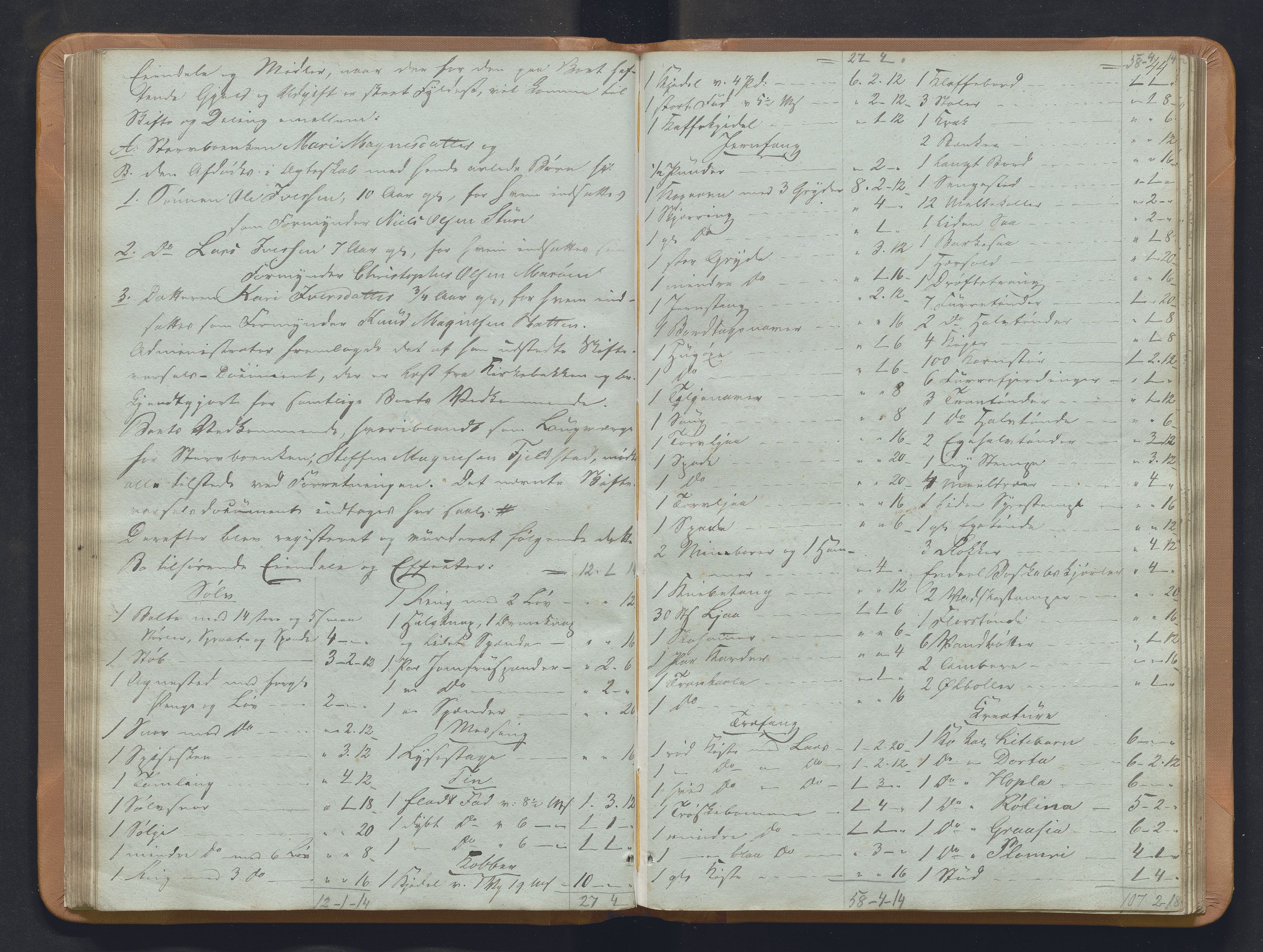 Nordhordland sorenskrivar, SAB/A-2901/1/H/Hb/L0018: Registreringsprotokollar, 1853-1856, p. 44
