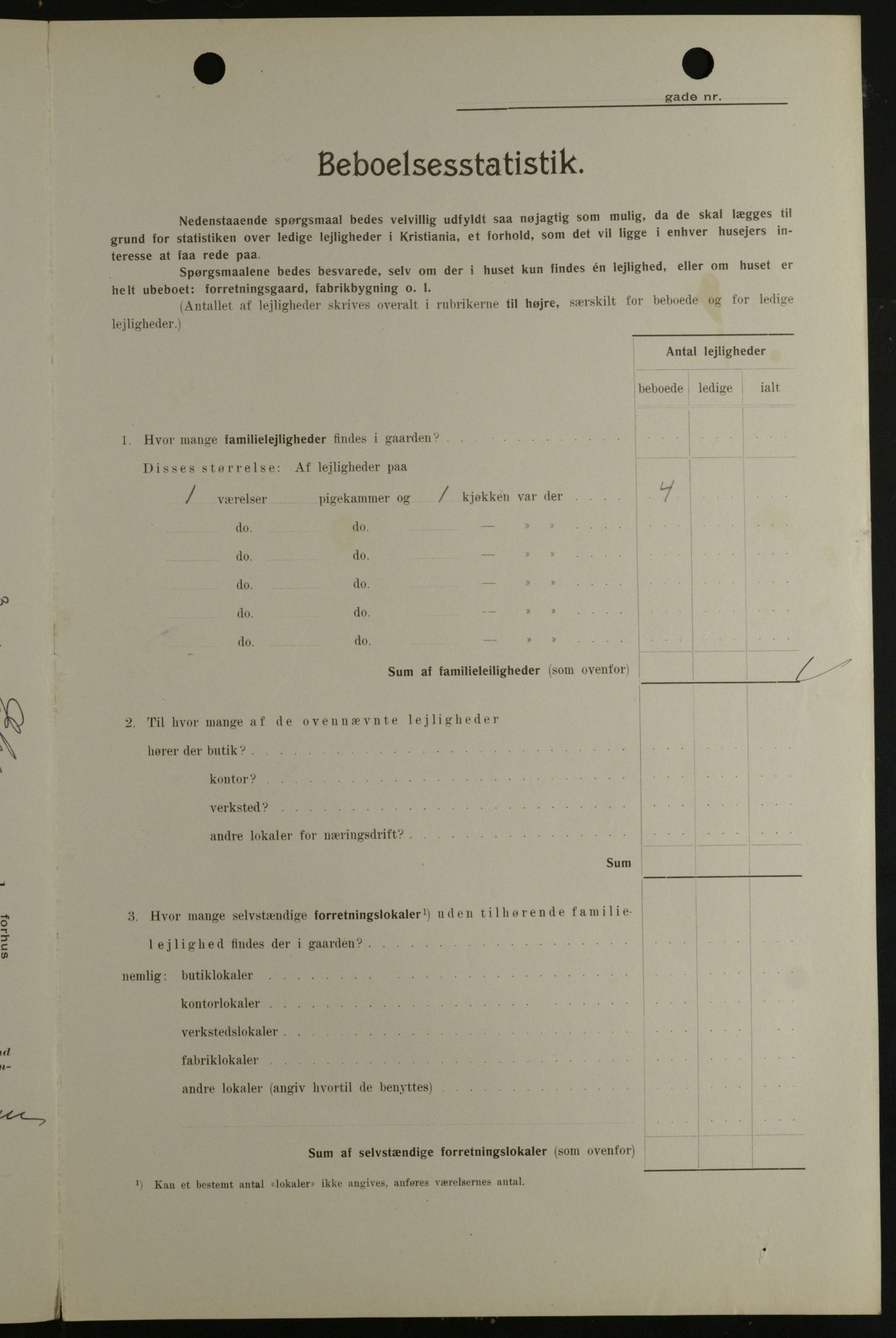 OBA, Municipal Census 1908 for Kristiania, 1908, p. 19028