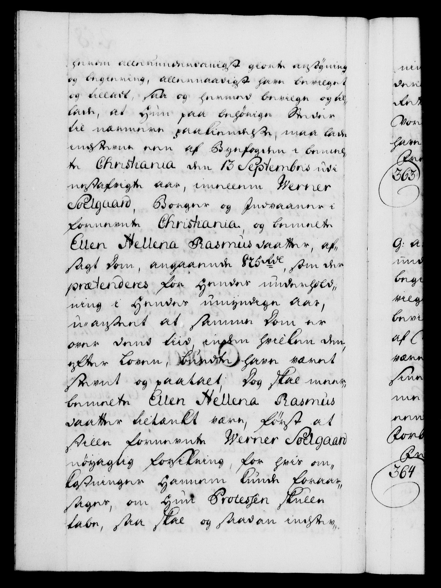 Danske Kanselli 1572-1799, AV/RA-EA-3023/F/Fc/Fca/Fcaa/L0028: Norske registre, 1733-1734, p. 258b