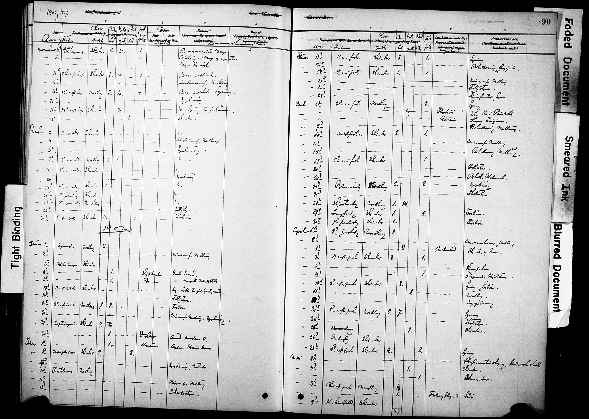 Skjåk prestekontor, SAH/PREST-072/H/Ha/Haa/L0002: Parish register (official) no. 2, 1878-1907, p. 90