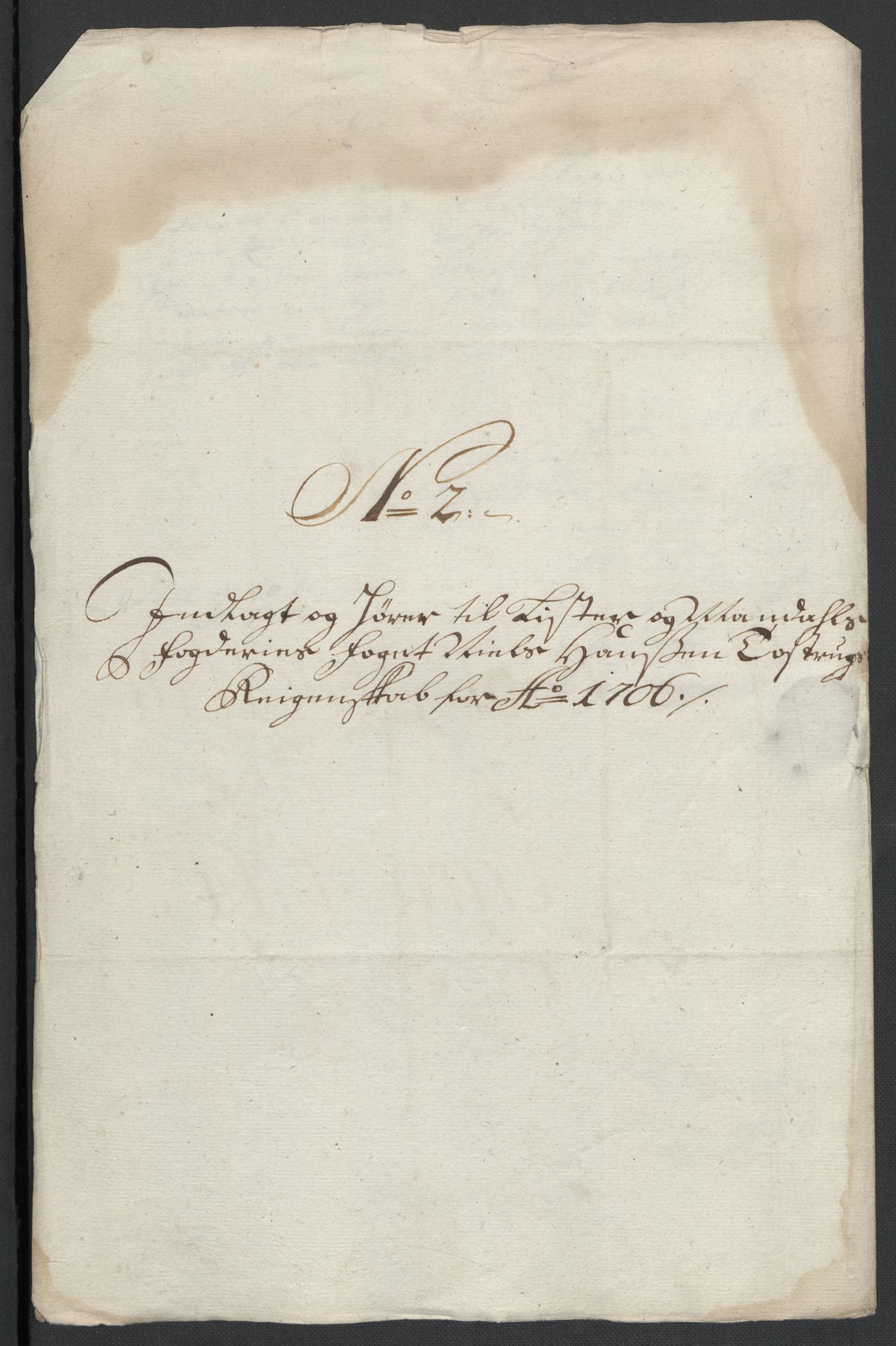 Rentekammeret inntil 1814, Reviderte regnskaper, Fogderegnskap, RA/EA-4092/R43/L2551: Fogderegnskap Lista og Mandal, 1705-1709, p. 266