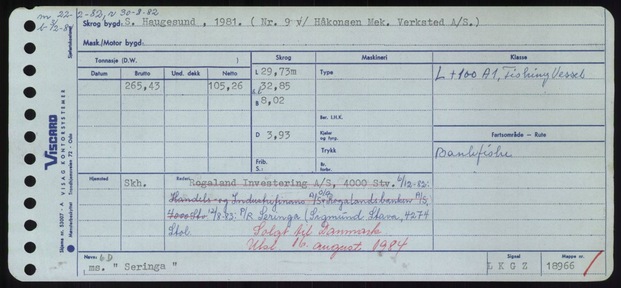 Sjøfartsdirektoratet med forløpere, Skipsmålingen, RA/S-1627/H/Hd/L0032: Fartøy, San-Seve, p. 527