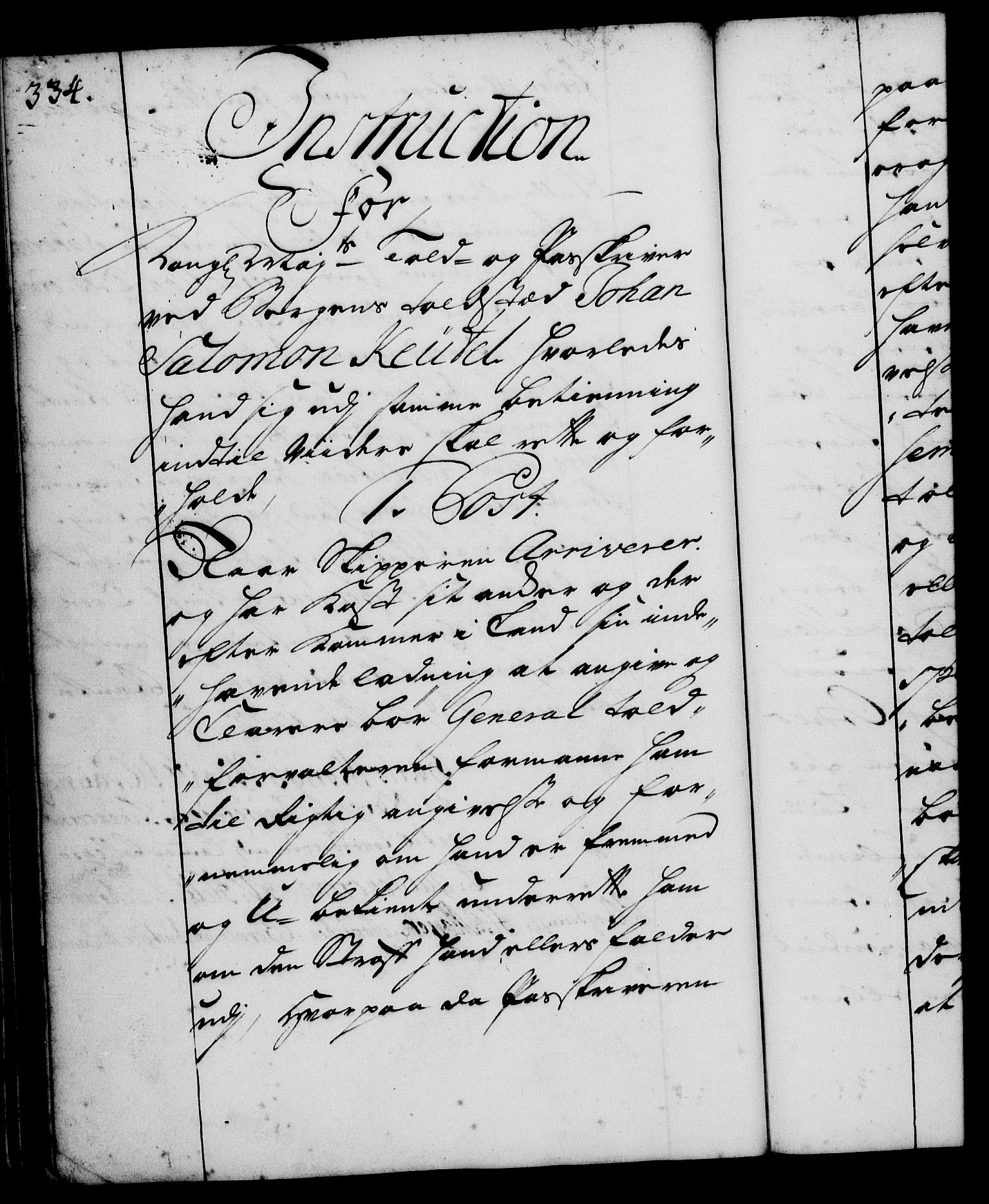 Rentekammeret, Kammerkanselliet, RA/EA-3111/G/Gg/Ggi/L0001: Norsk instruksjonsprotokoll med register (merket RK 53.34), 1720-1729, p. 334