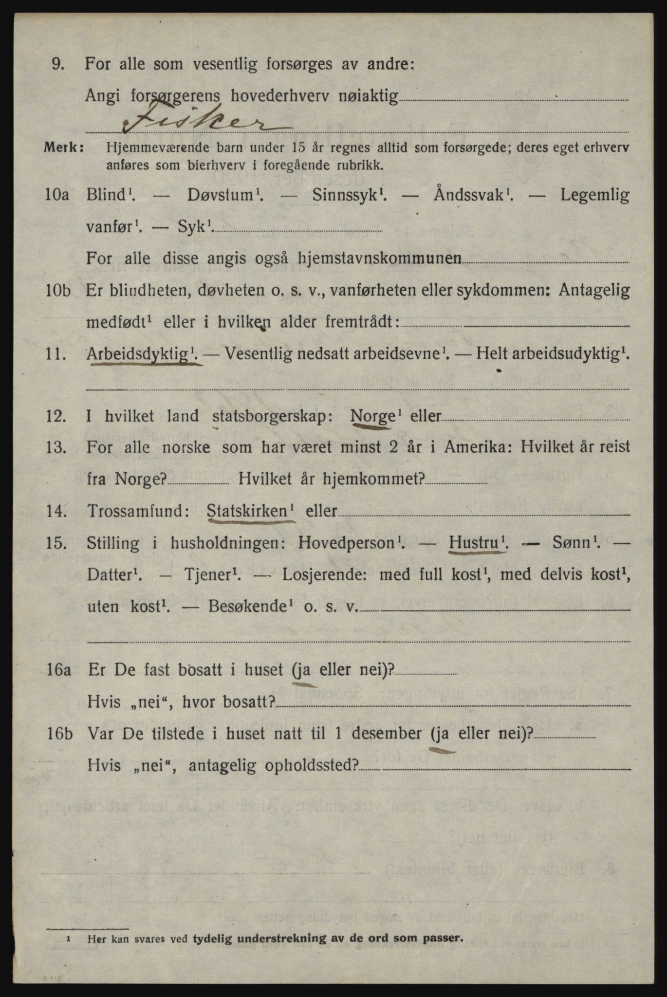 SAO, 1920 census for Berg, 1920, p. 4754