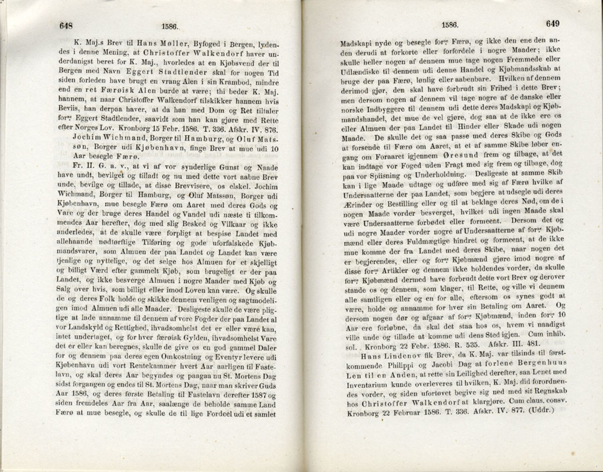 Publikasjoner utgitt av Det Norske Historiske Kildeskriftfond, PUBL/-/-/-: Norske Rigs-Registranter, bind 2, 1572-1588, p. 648-649