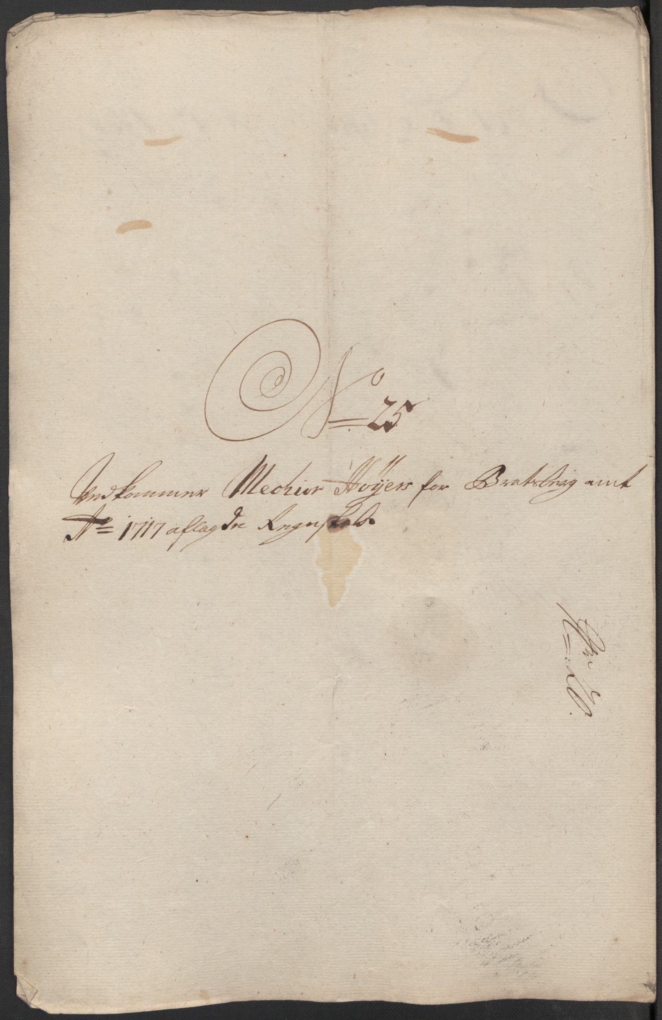 Rentekammeret inntil 1814, Reviderte regnskaper, Fogderegnskap, AV/RA-EA-4092/R36/L2129: Fogderegnskap Øvre og Nedre Telemark og Bamble, 1717, p. 395