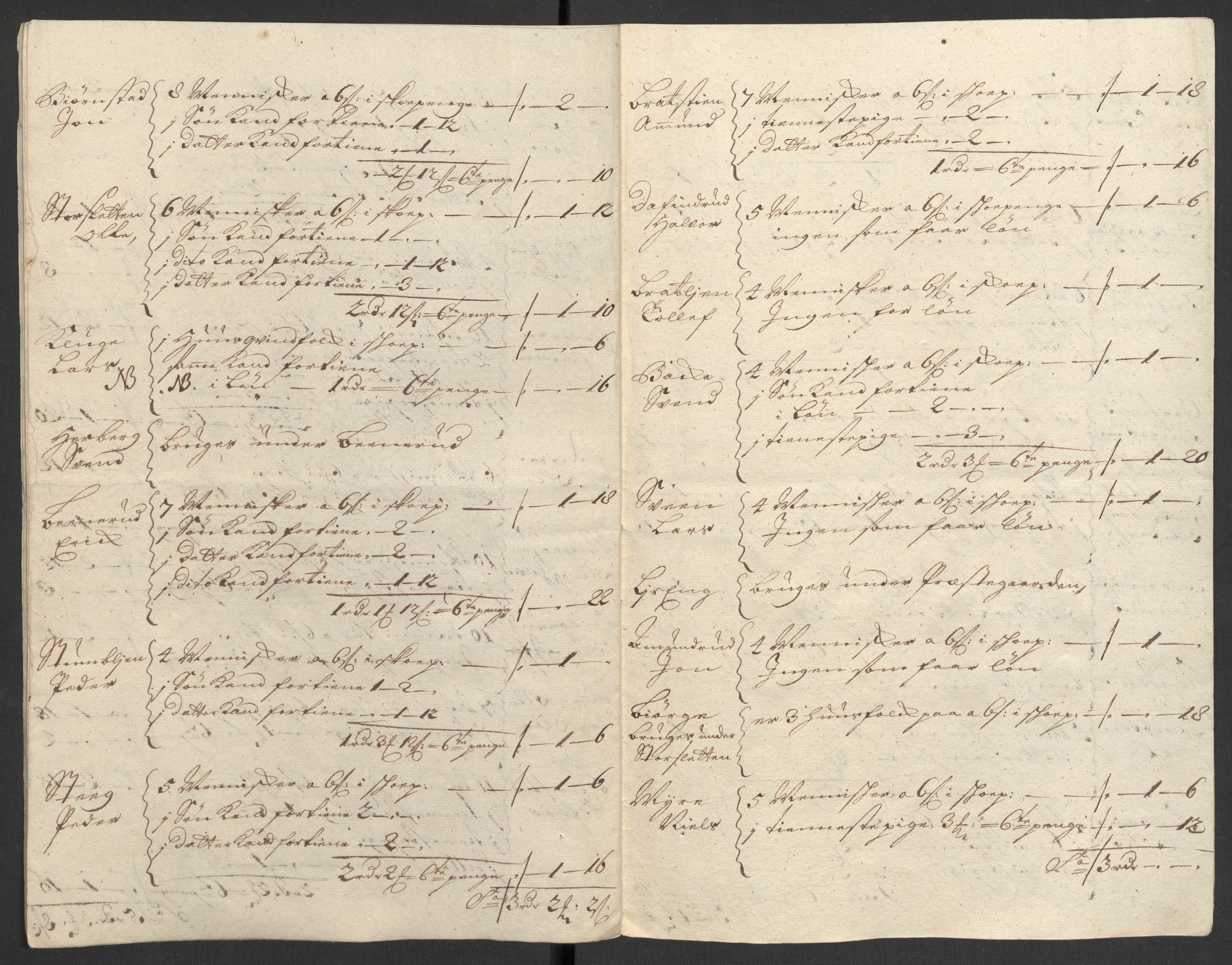 Rentekammeret inntil 1814, Reviderte regnskaper, Fogderegnskap, AV/RA-EA-4092/R18/L1308: Fogderegnskap Hadeland, Toten og Valdres, 1711, p. 274