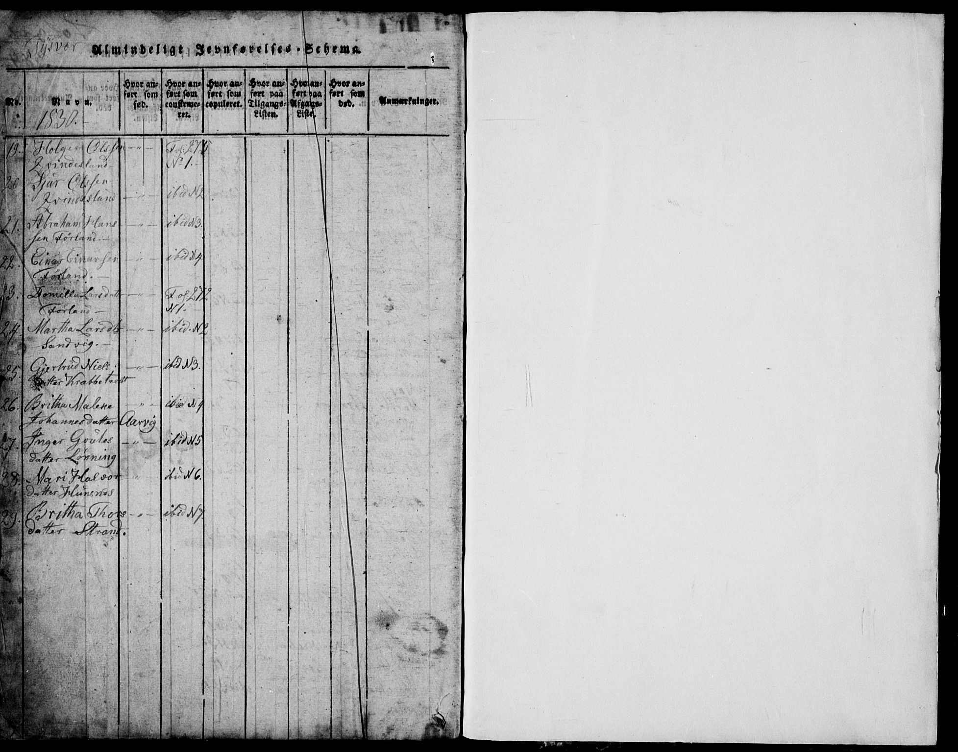 Skjold sokneprestkontor, AV/SAST-A-101847/H/Ha/Hab/L0002: Parish register (copy) no. B 2 /1, 1815-1830