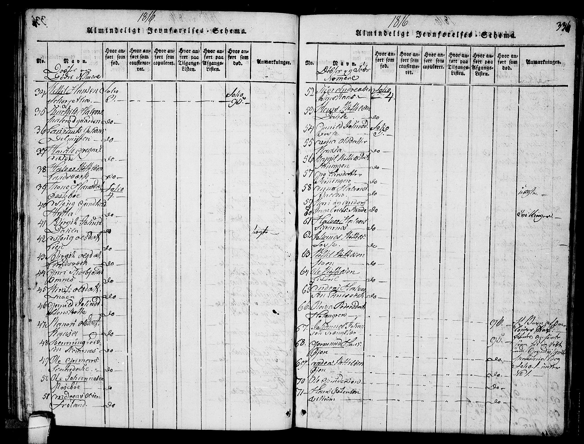Hjartdal kirkebøker, SAKO/A-270/F/Fb/L0001: Parish register (official) no. II 1, 1815-1843, p. 336