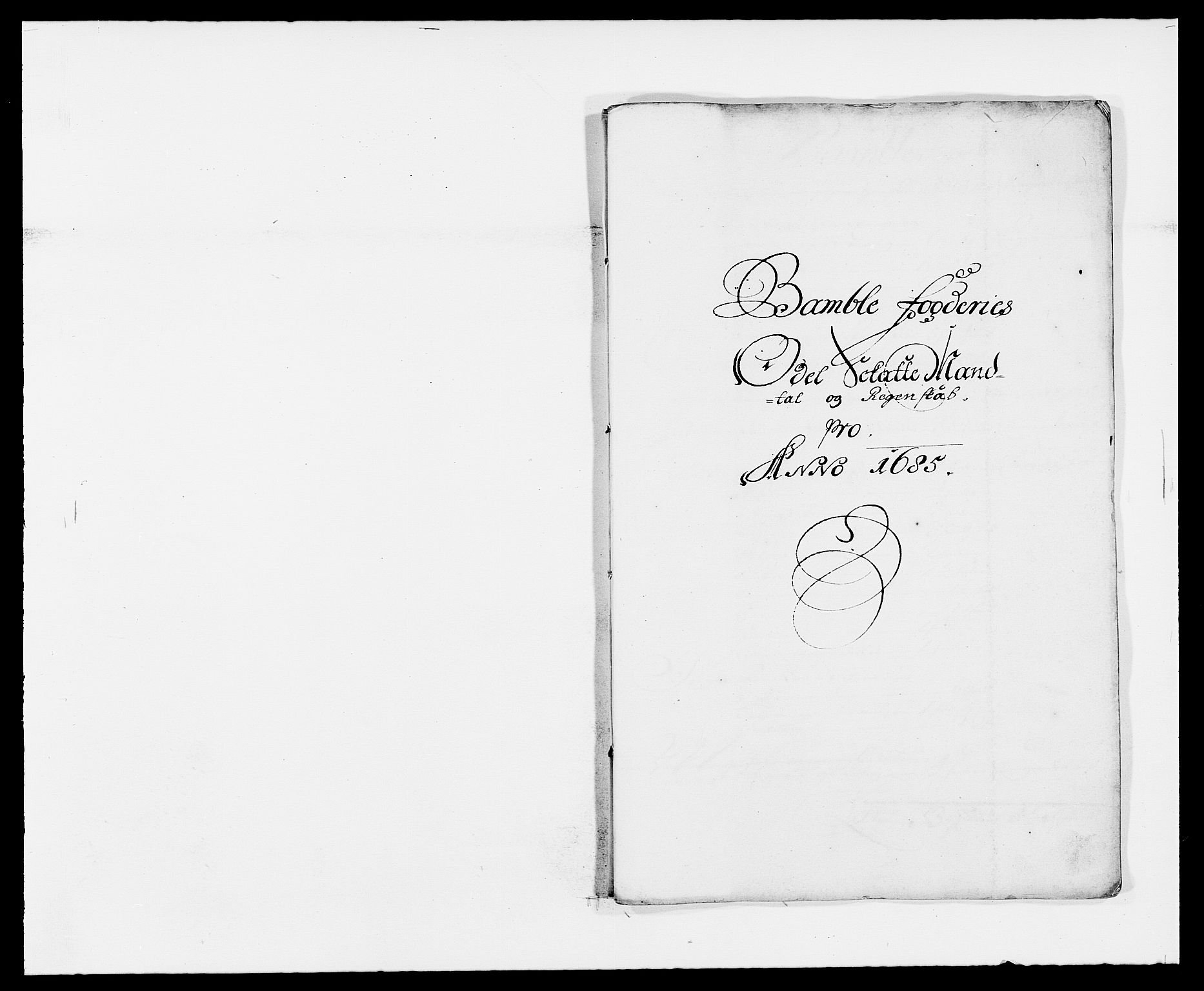 Rentekammeret inntil 1814, Reviderte regnskaper, Fogderegnskap, AV/RA-EA-4092/R34/L2048: Fogderegnskap Bamble, 1685-1687, p. 97