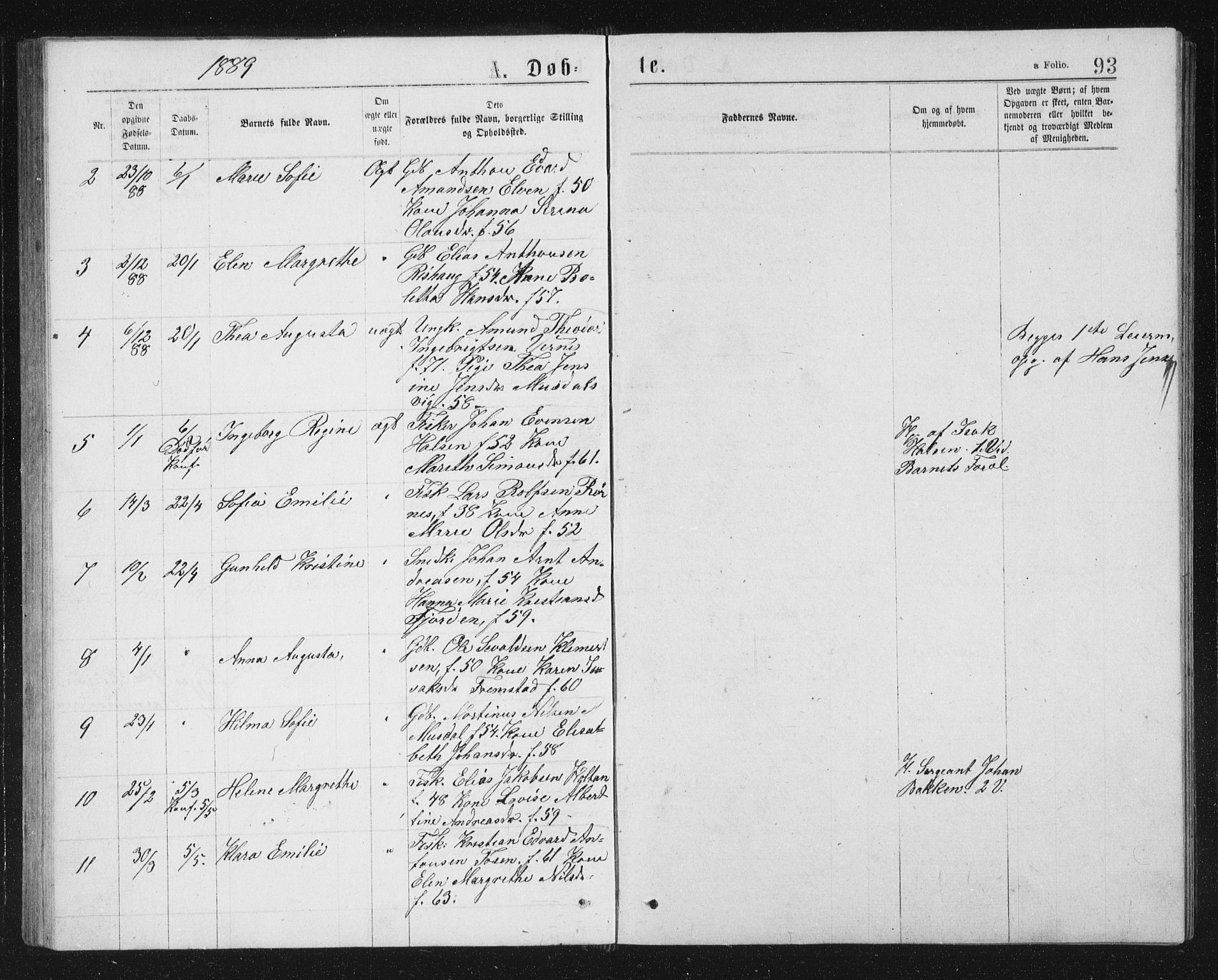 Ministerialprotokoller, klokkerbøker og fødselsregistre - Sør-Trøndelag, AV/SAT-A-1456/662/L0756: Parish register (copy) no. 662C01, 1869-1891, p. 93