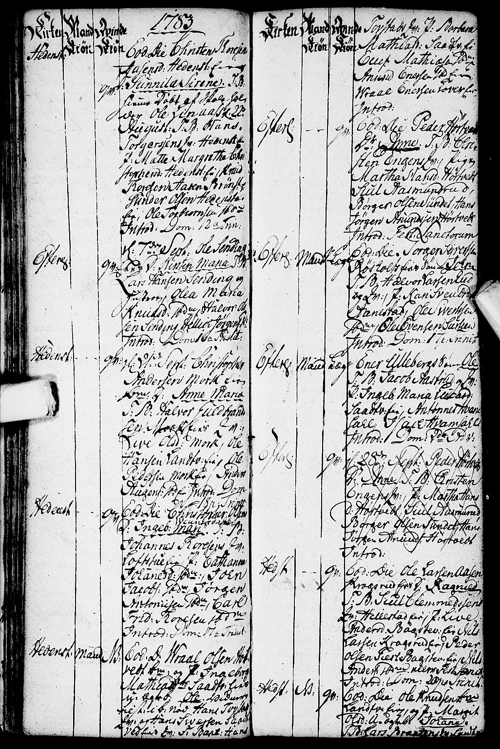 Sandsvær kirkebøker, AV/SAKO-A-244/G/Ga/L0001: Parish register (copy) no. I 1, 1775-1786