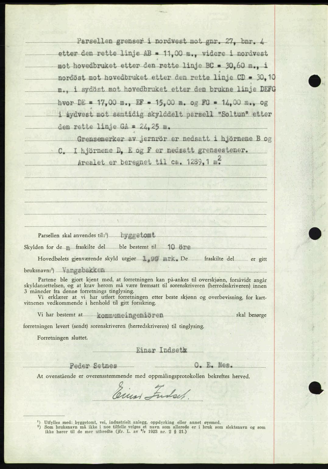 Romsdal sorenskriveri, AV/SAT-A-4149/1/2/2C: Mortgage book no. A21, 1946-1946, Diary no: : 2678/1946