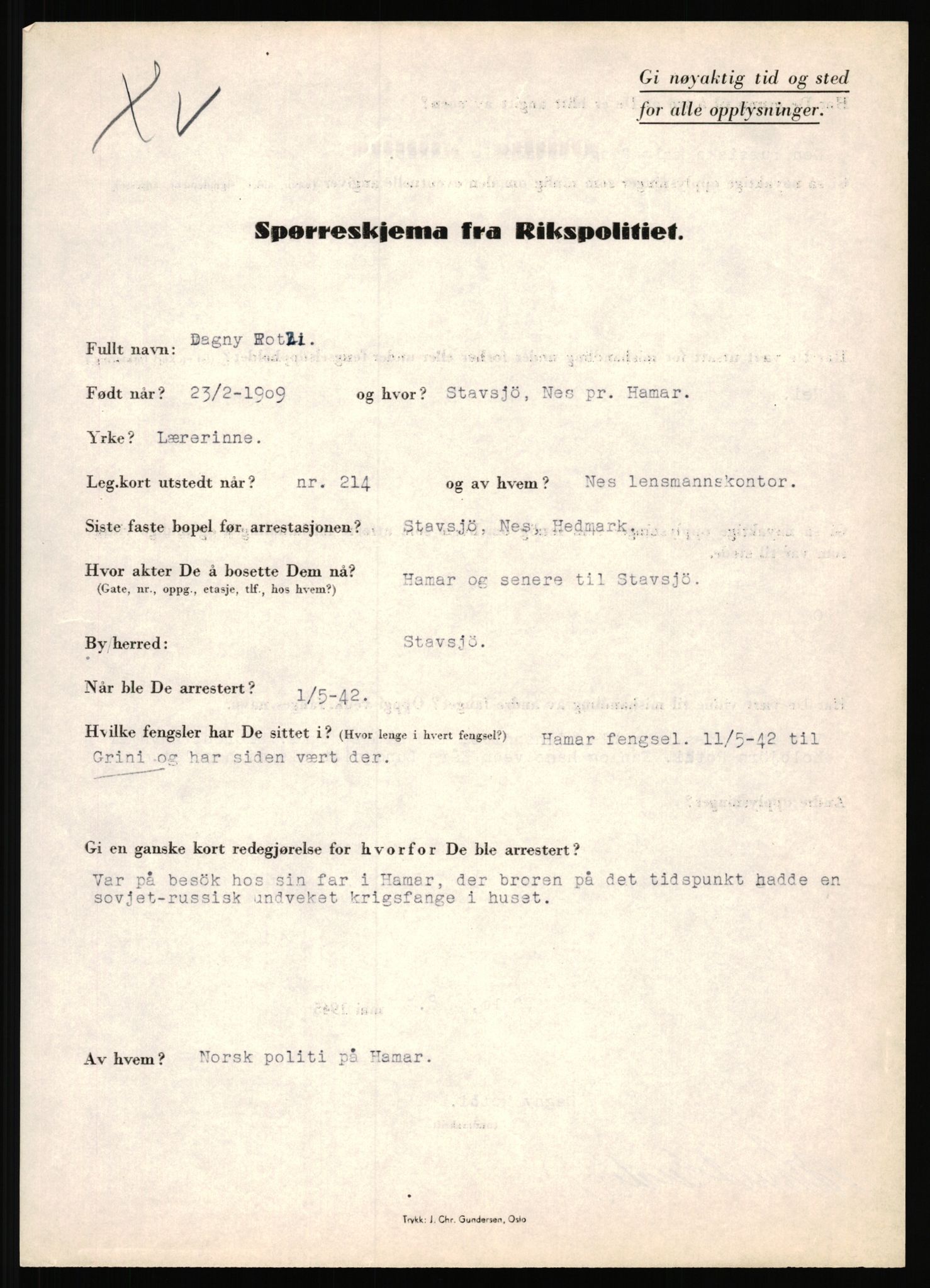 Rikspolitisjefen, AV/RA-S-1560/L/L0014: Pettersen, Aksel - Savosnick, Ernst, 1940-1945, p. 735