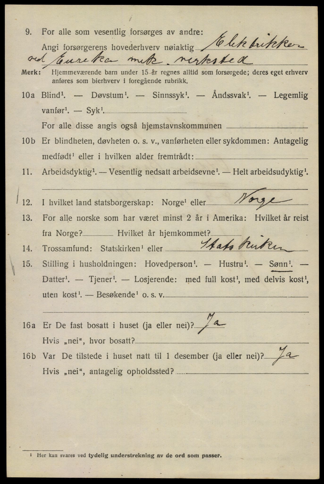 SAO, 1920 census for Kristiania, 1920, p. 156908