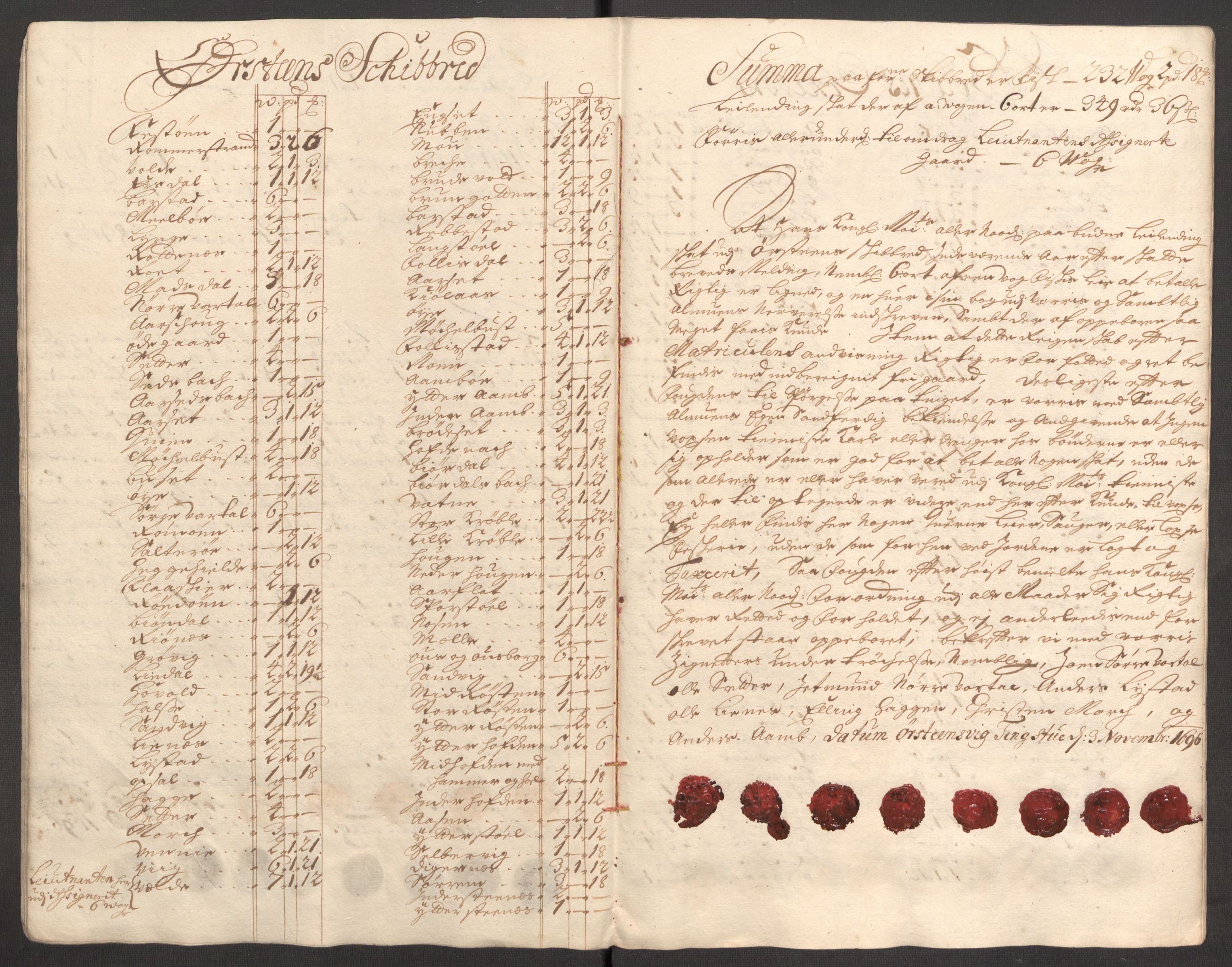 Rentekammeret inntil 1814, Reviderte regnskaper, Fogderegnskap, AV/RA-EA-4092/R54/L3556: Fogderegnskap Sunnmøre, 1696-1698, p. 23