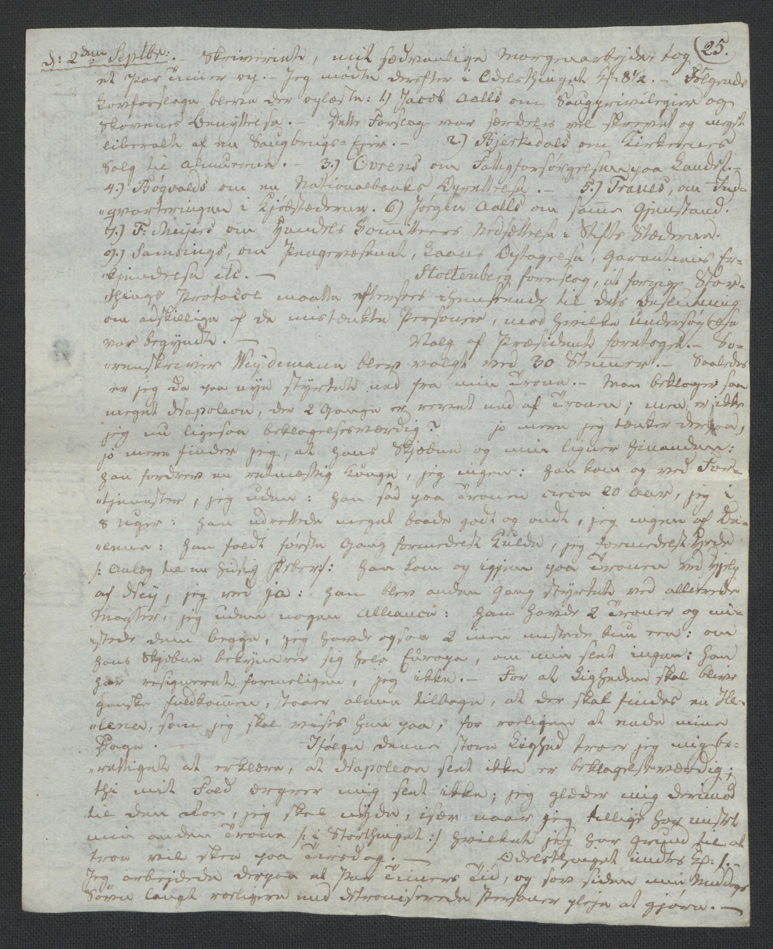 Christie, Wilhelm Frimann Koren, RA/PA-0014/F/L0005: Christies dokumenter fra Stortinget, 1815-1816, p. 75